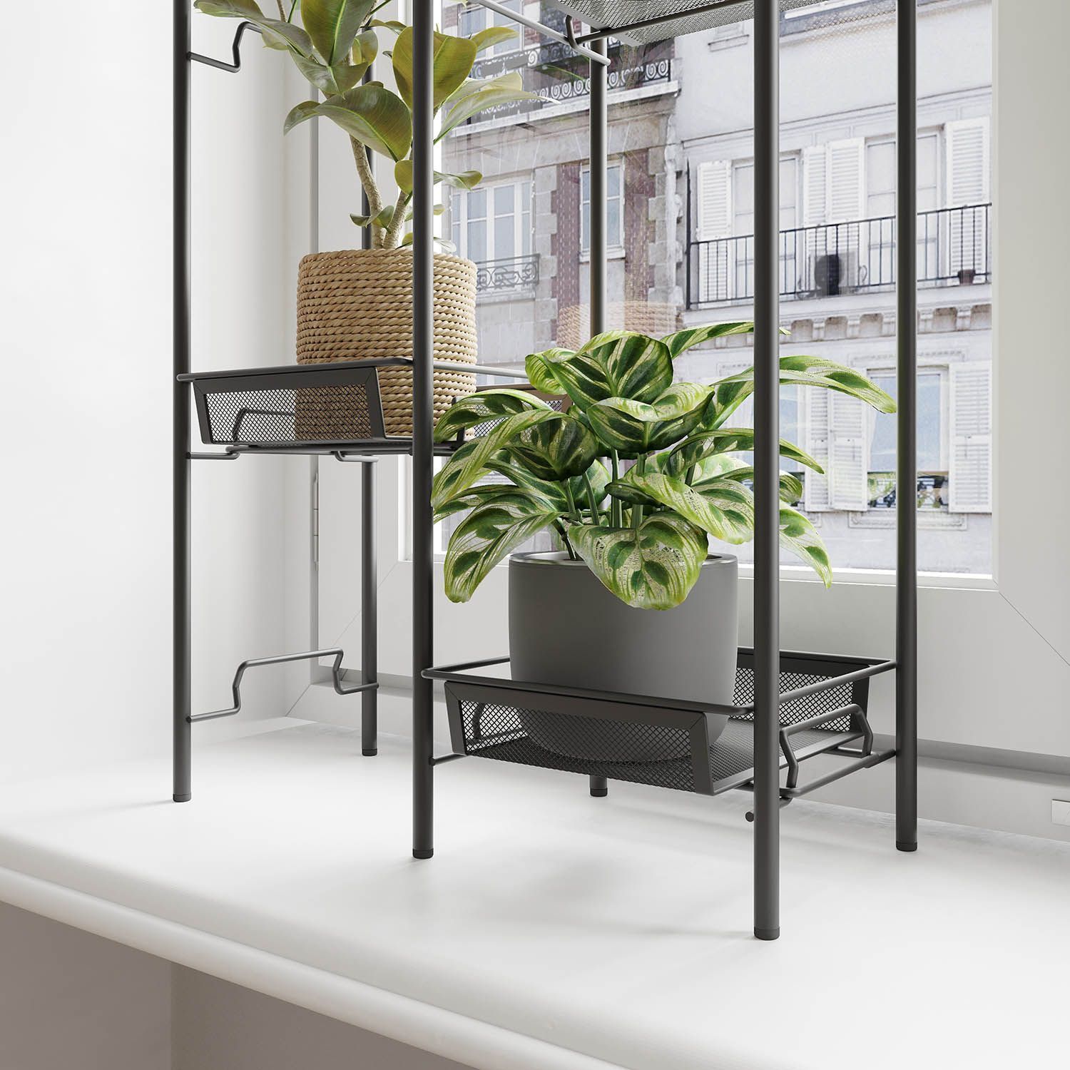 Подставка для цветов Лира 24 Черный