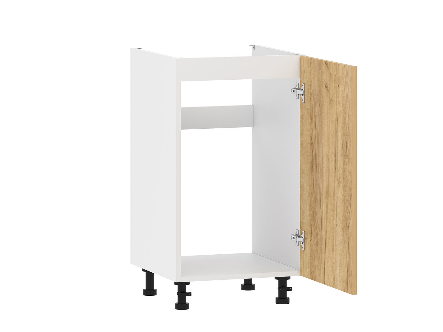 Борги 100.03 450 тумба под мойку / Белый/Дуб Крафт золотой