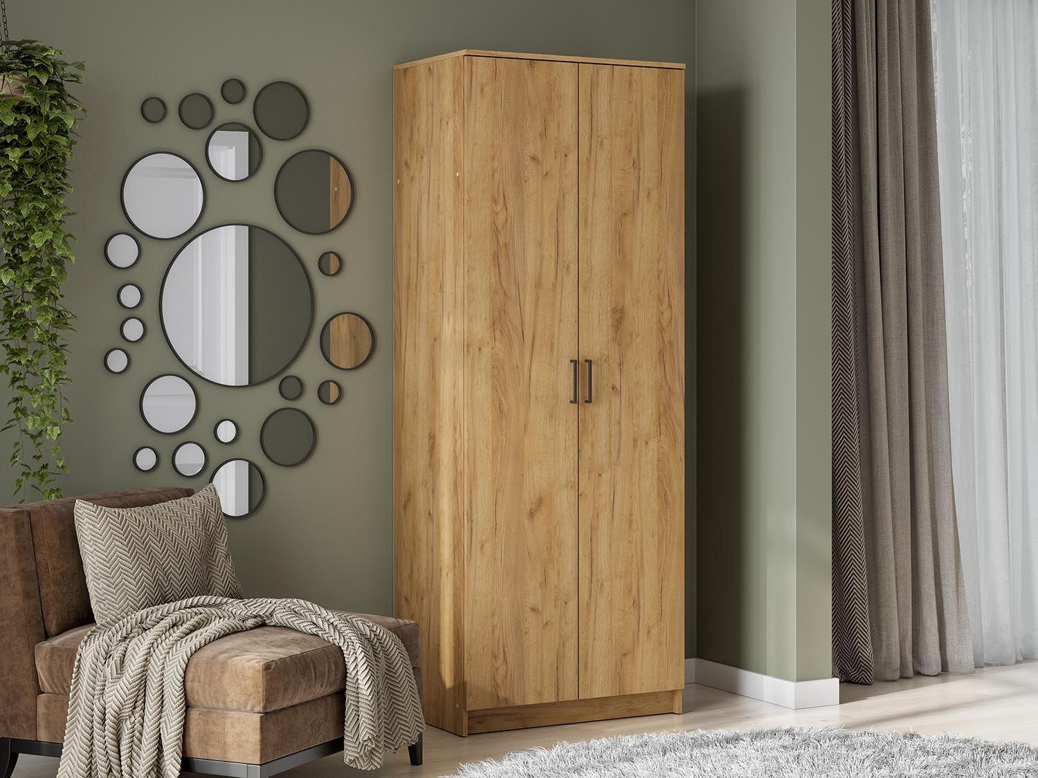 ШК 2 шкаф / Дуб золотой