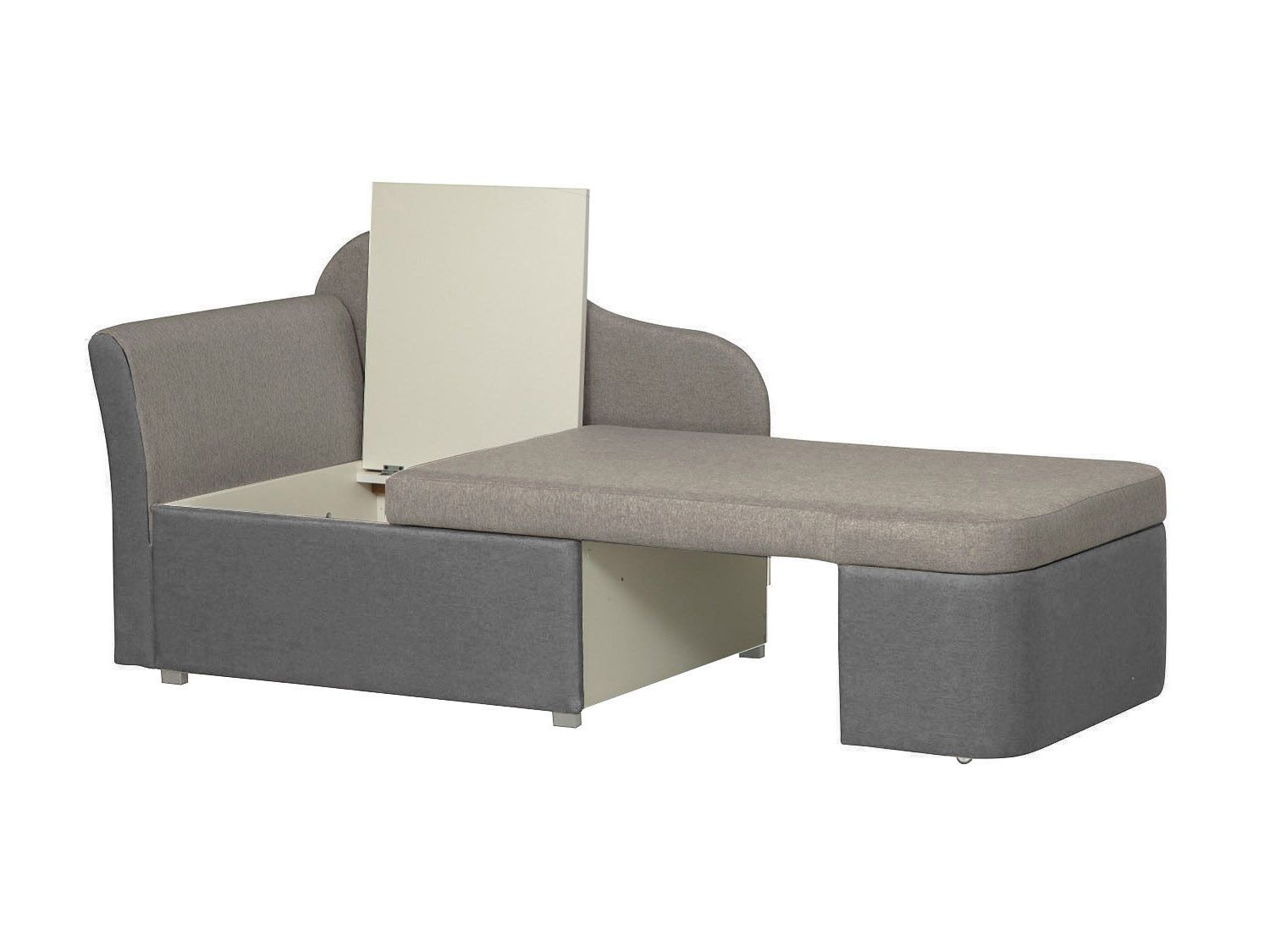 Тахта Мася-12 правый жаккард тесла дым/серый