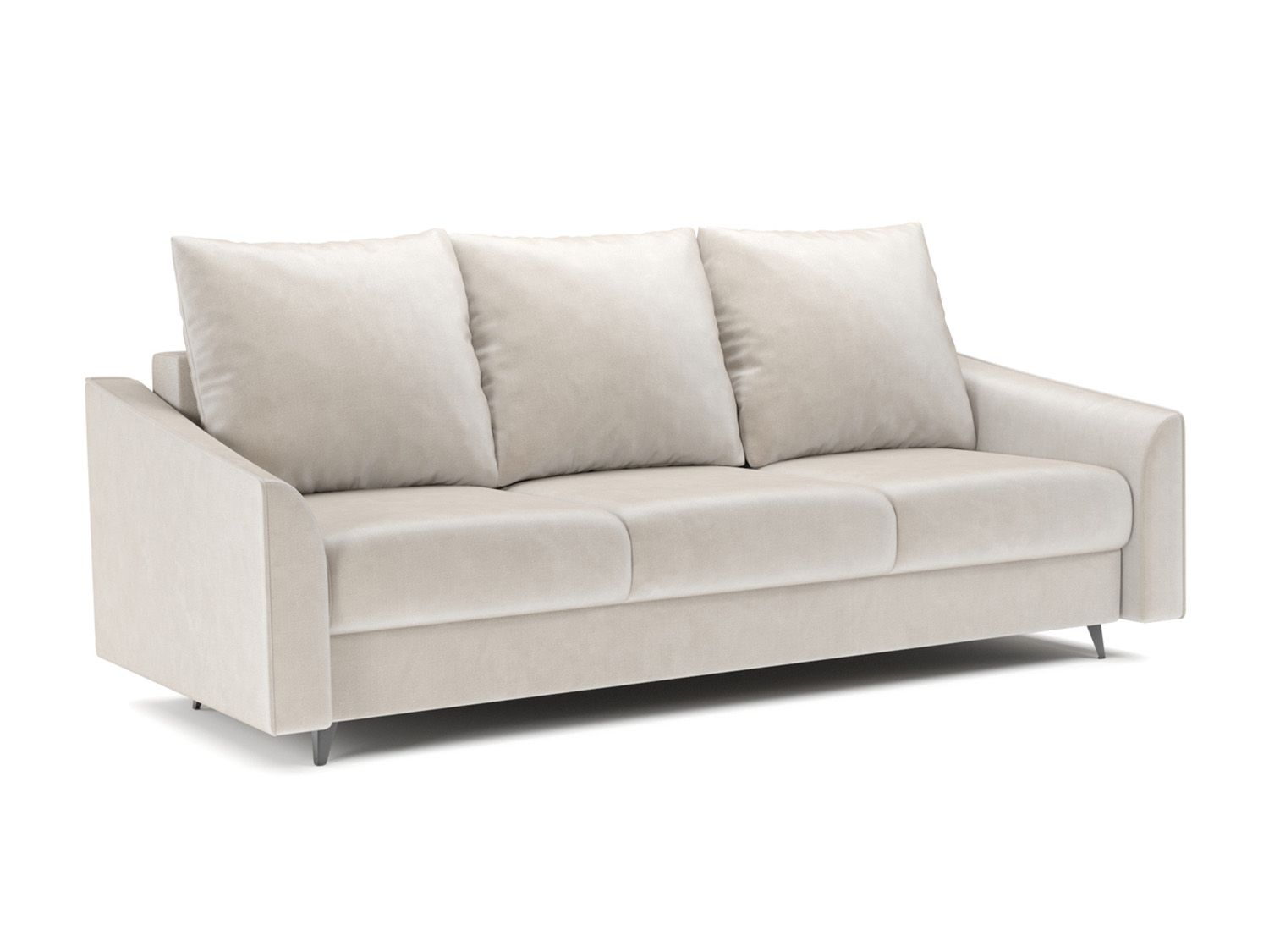 Диван Уэльс бархат бежевый STAR VELVET 6 LIGHT Beige