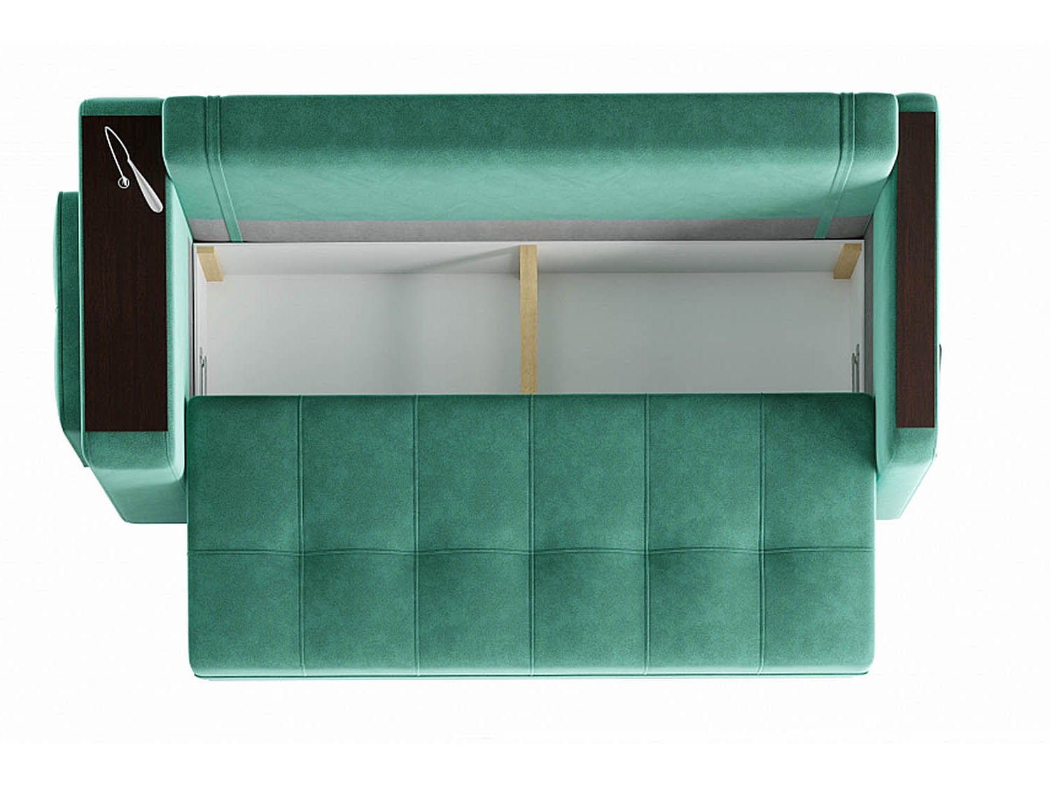 Диван Смарт 4 пуф слева Б4-3Т-Б3 СК Кашемир 672