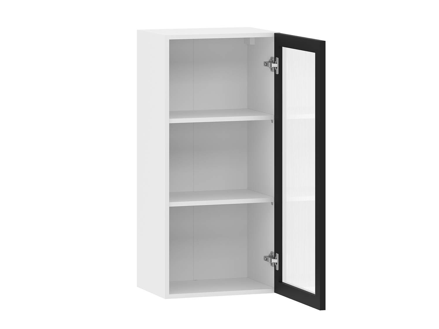 Moru 100.82.450 шкаф наквесной Белый / Черный