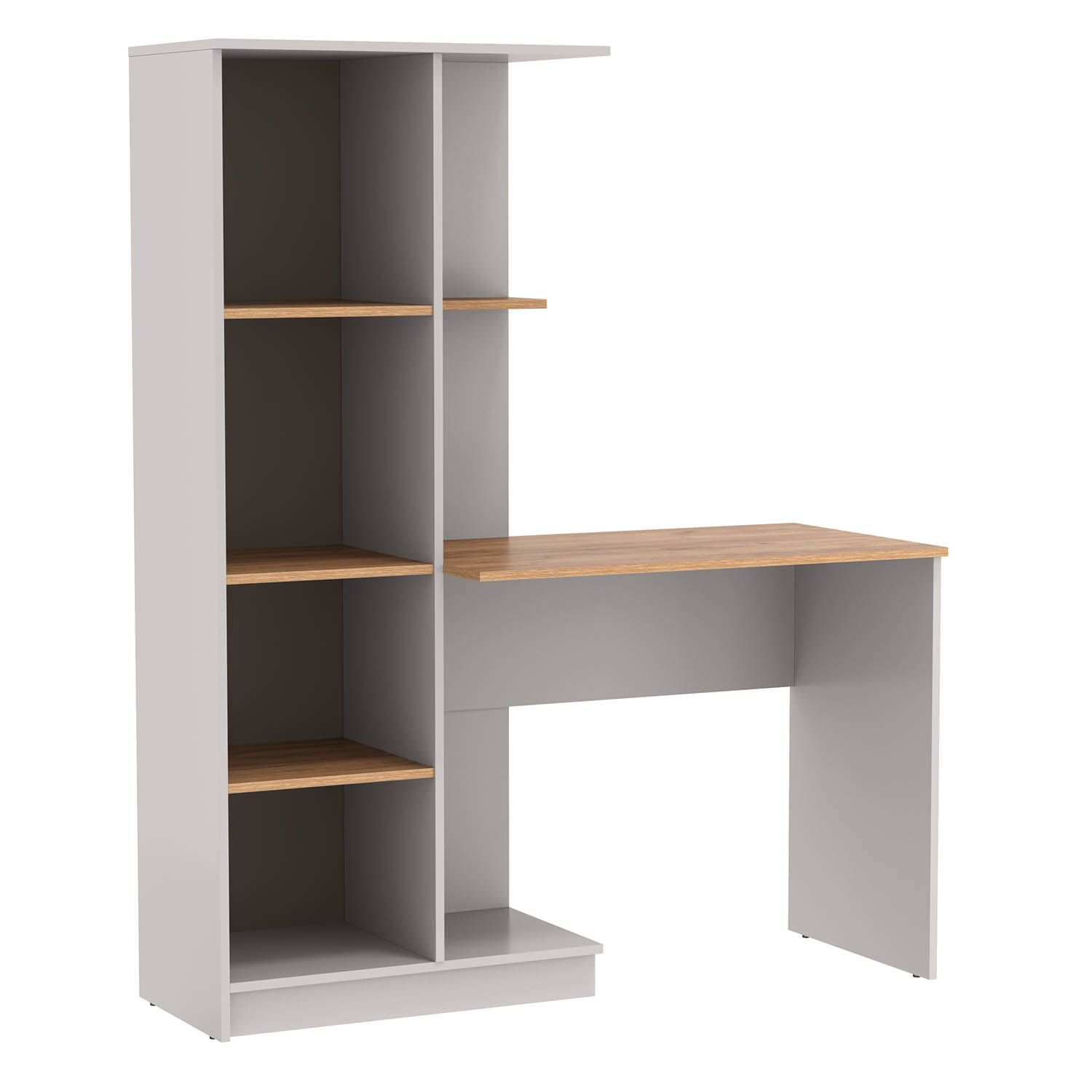 89.15-01 Прайм стол письменный правый кашемир / дуб золотой