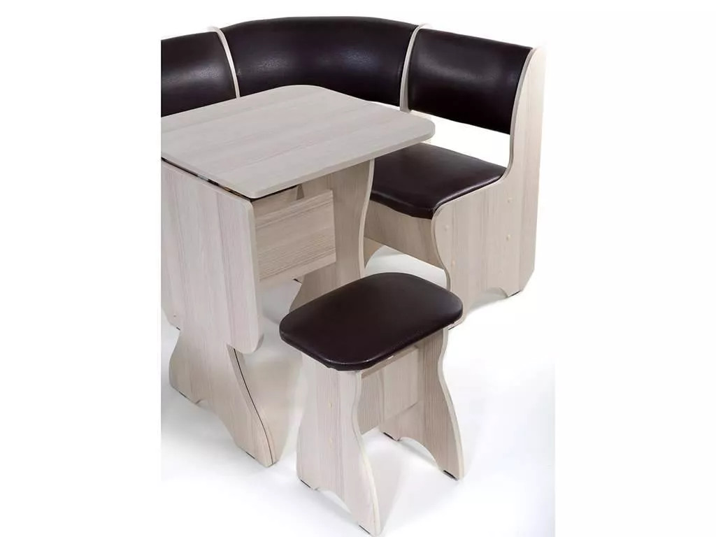 Кухонный набор Тюльпан-мини ясень светлый/умбер