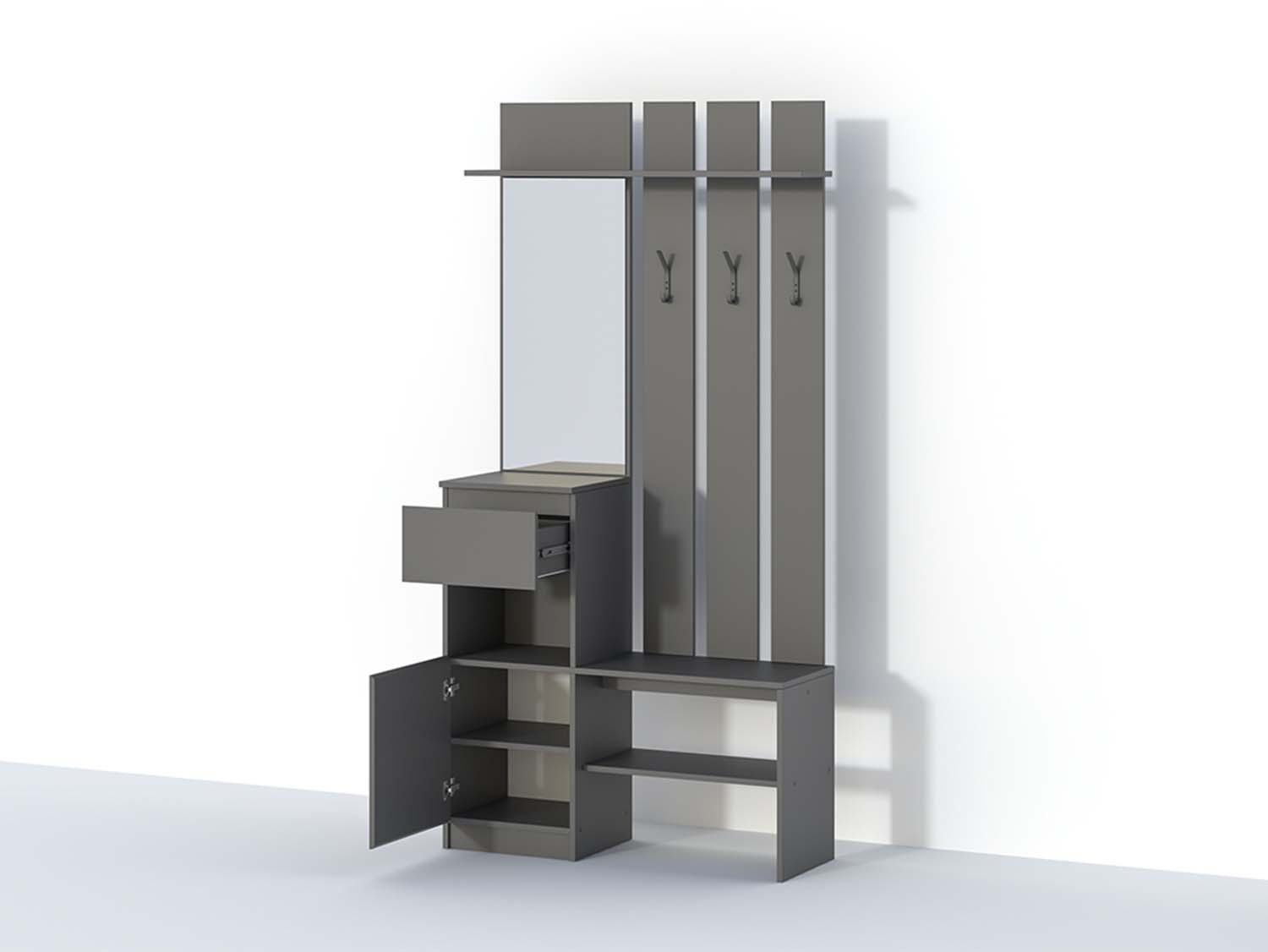 Кэт-1 вешалка 1М - Графит