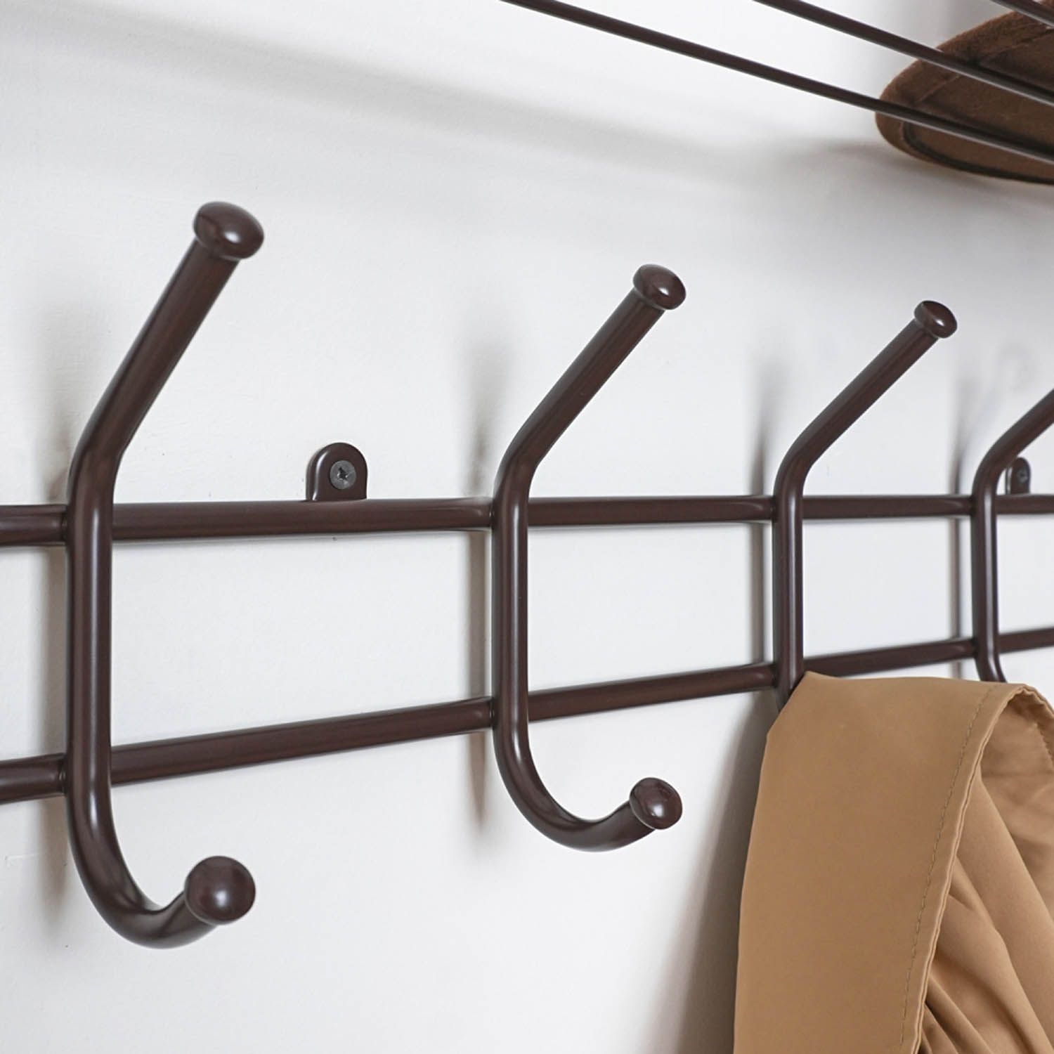 Вешалка с полкой 80 коричневый