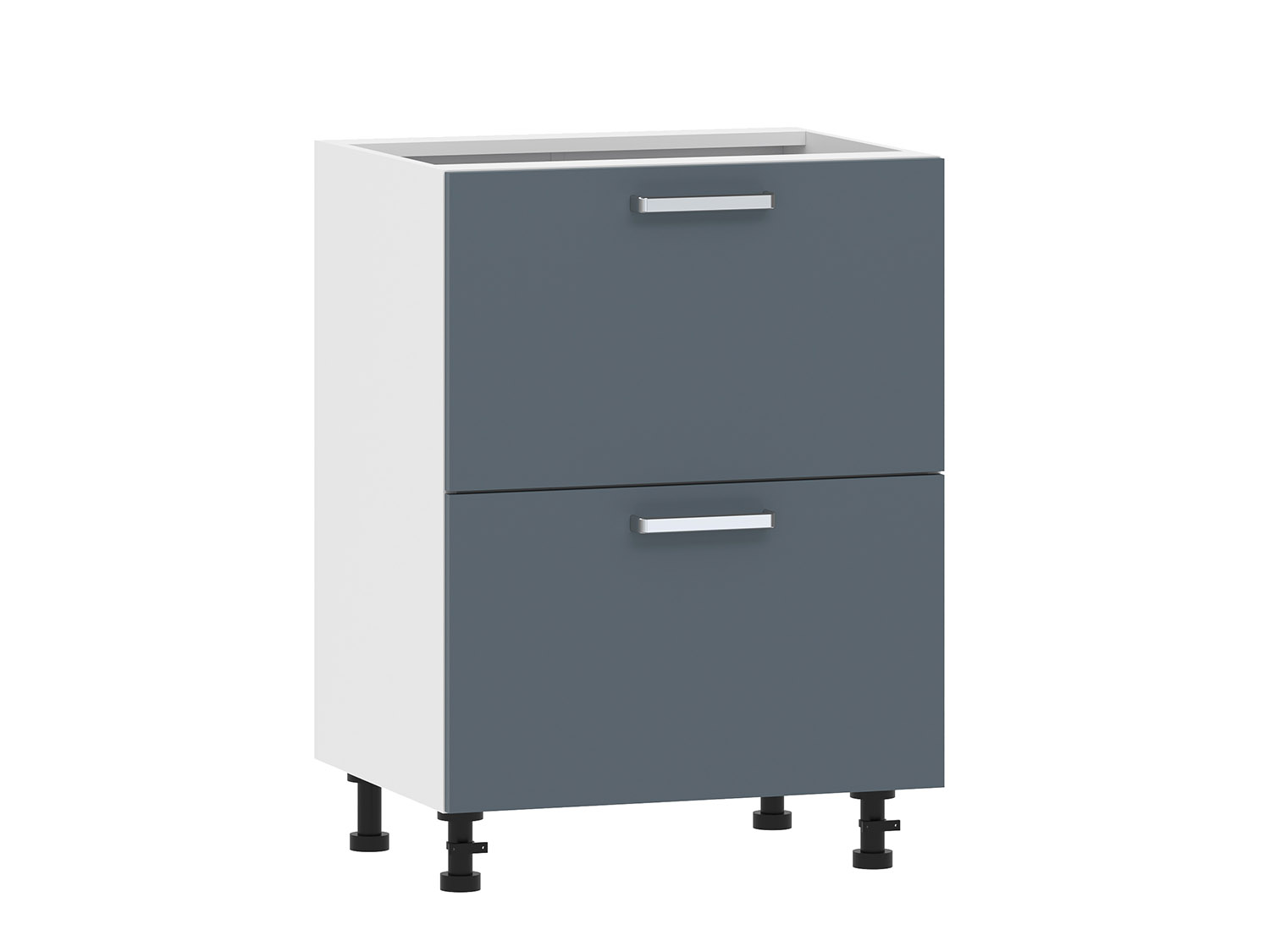 Борги 100.05 600 тумба кухонная / Белый/Маренго