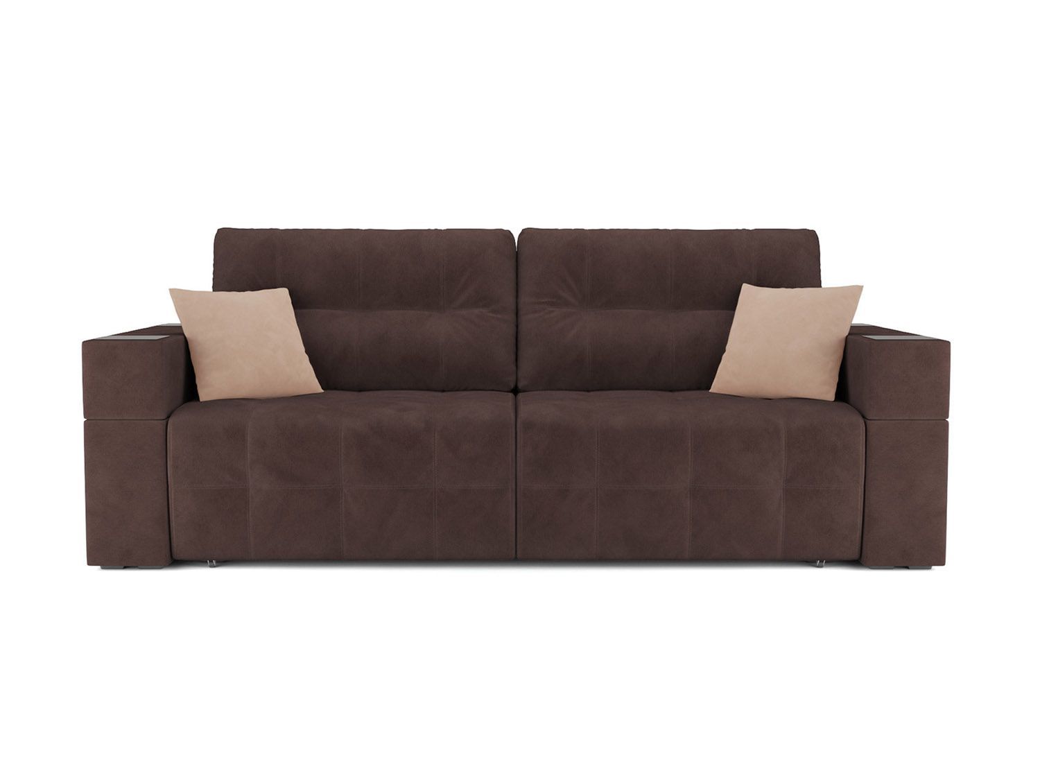 Диван Венеция велюр молочный шоколад НВ-178 13