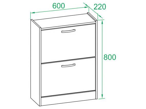 Тумба для обуви ТО-22 Белый