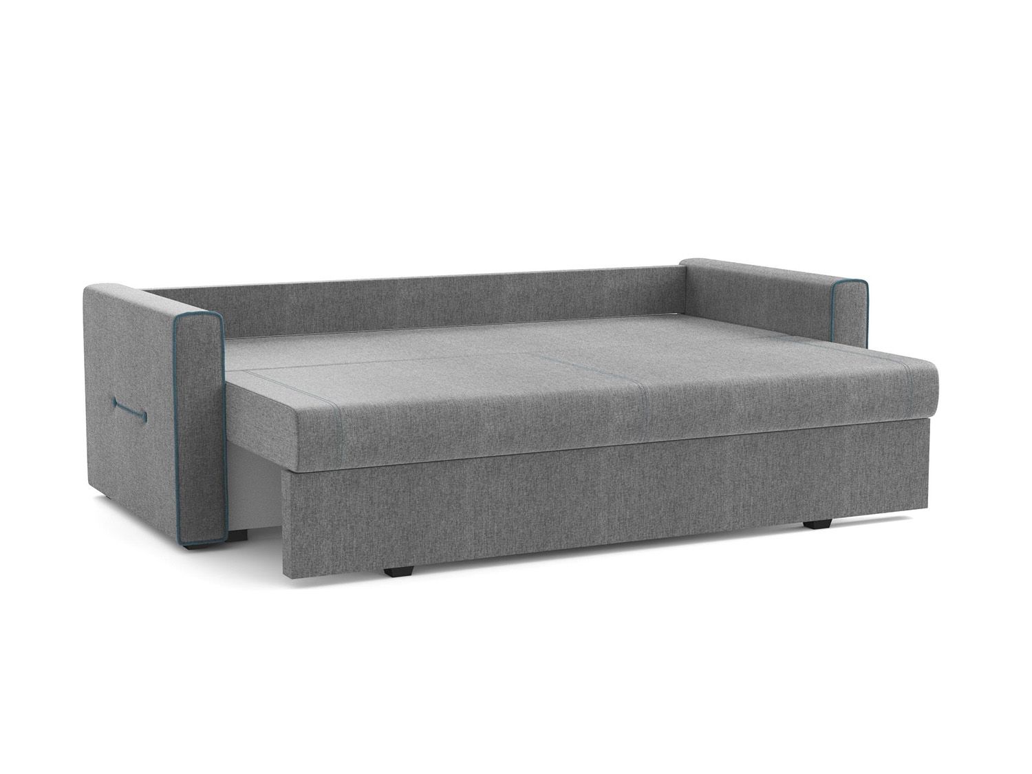 Диван-кровать Оригами жаккард тесла серый/деним