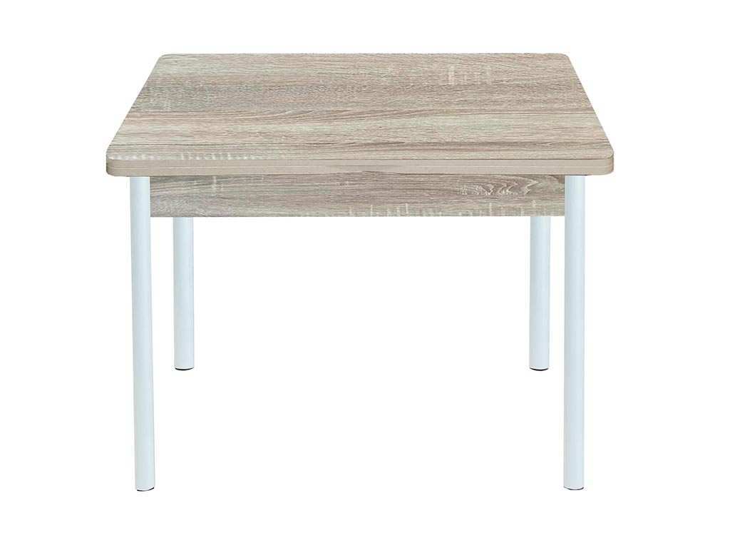 Симпл стол обеденный раскладной / Дуб сонома/белый