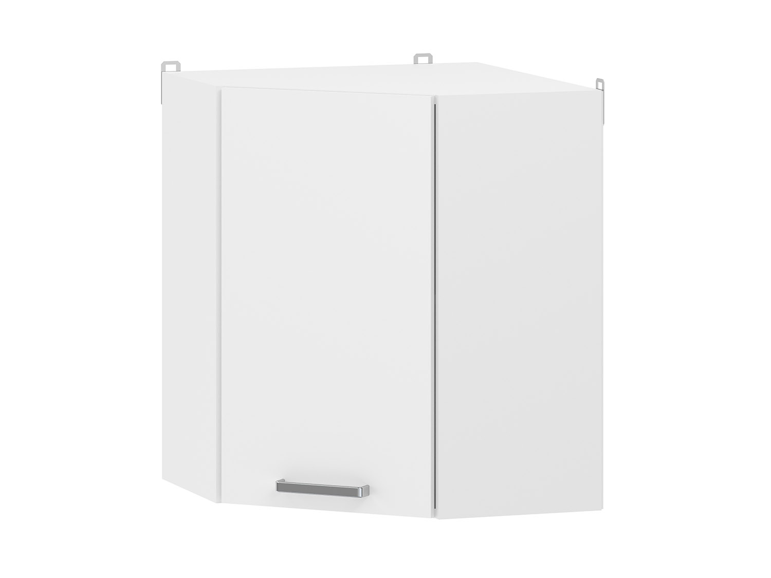 Борги 100.34 шкаф навесной угловой / Белый