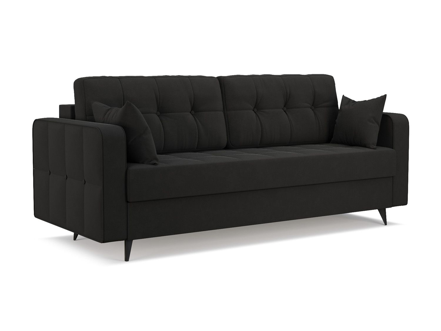 Диван Снеп велюр чёрный НВ-178 17