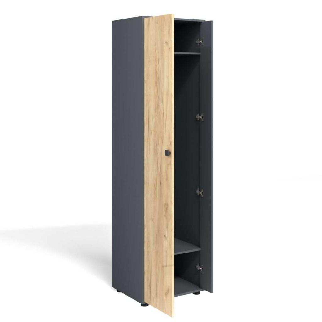 Шкаф Мини-Лайт МЛ-2 дуб крафт/графит