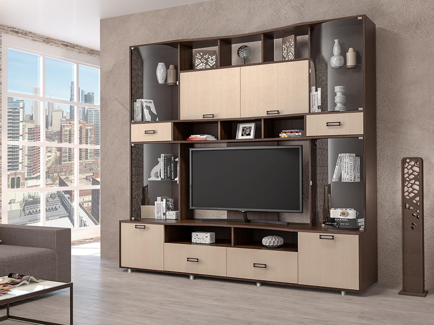 Аллегро 4 гостиная / Венге/дуб Белфорд