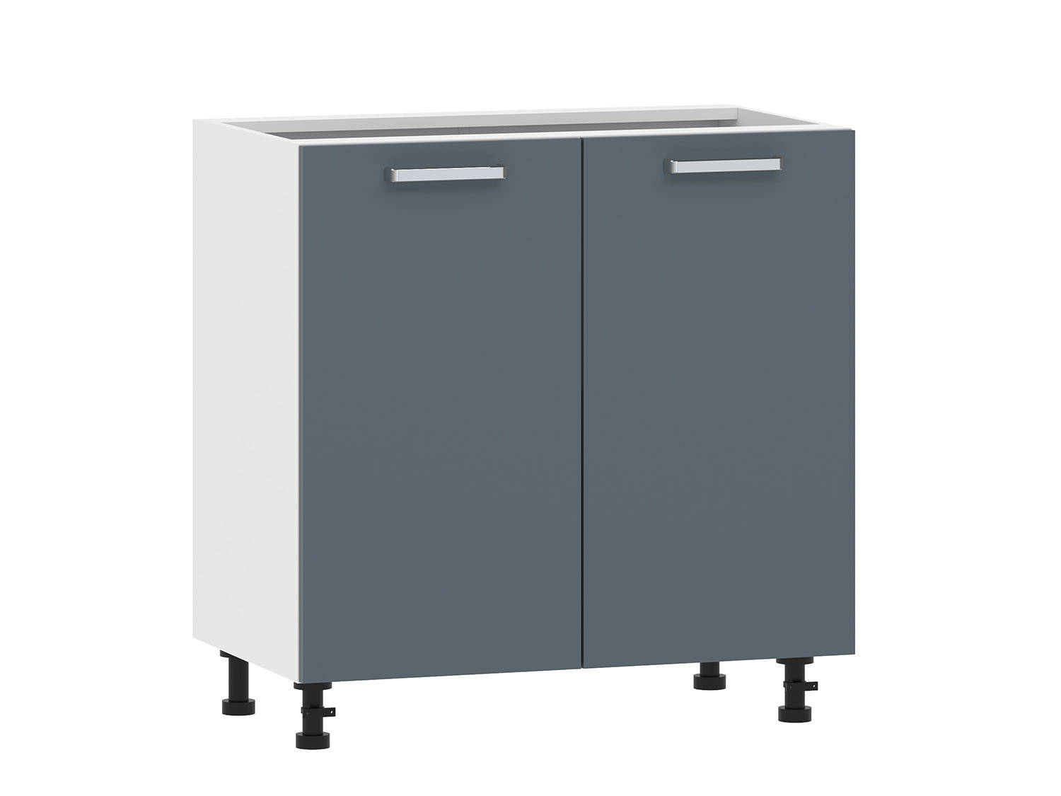 Борги 100.02 800 тумба кухонная / Белый/Маренго