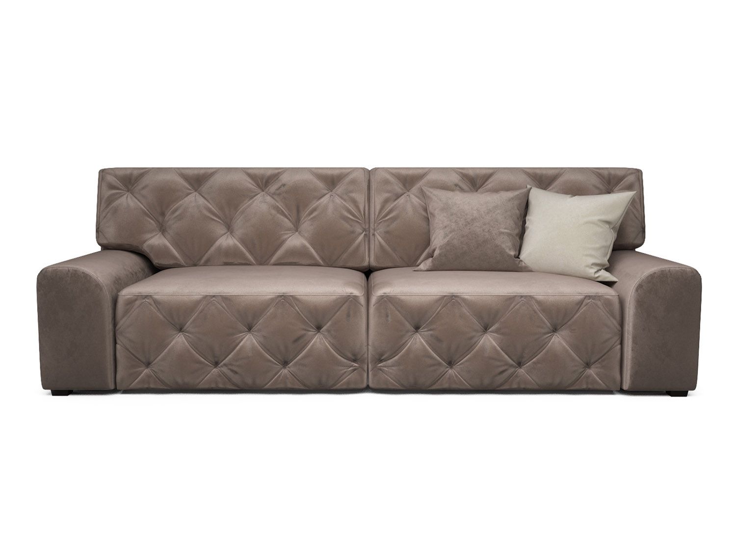 Диван Милан бархат шоколадный/ STAR VELVET 60 COFFEE