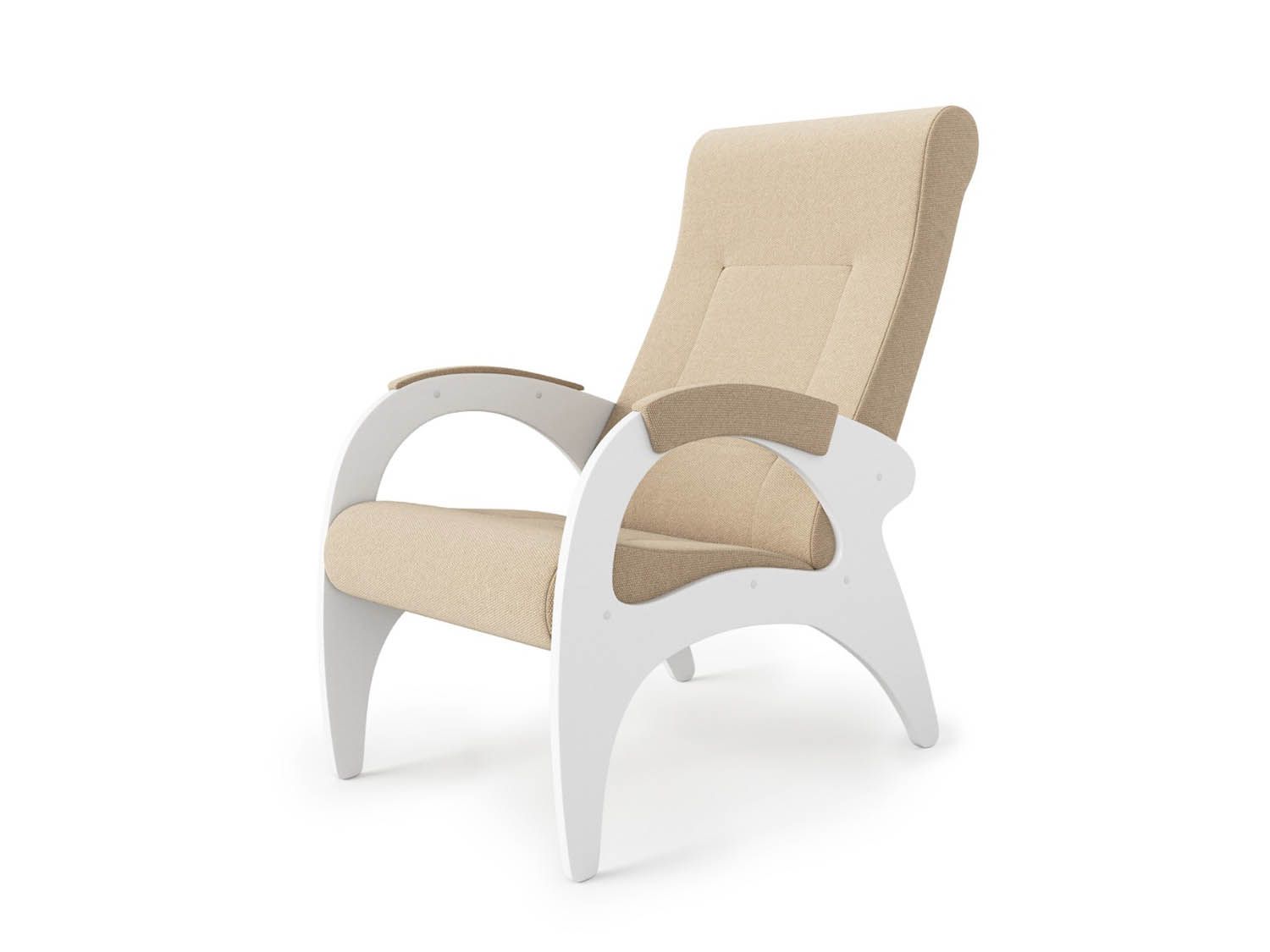 Кресло Ремини Белый / Песок