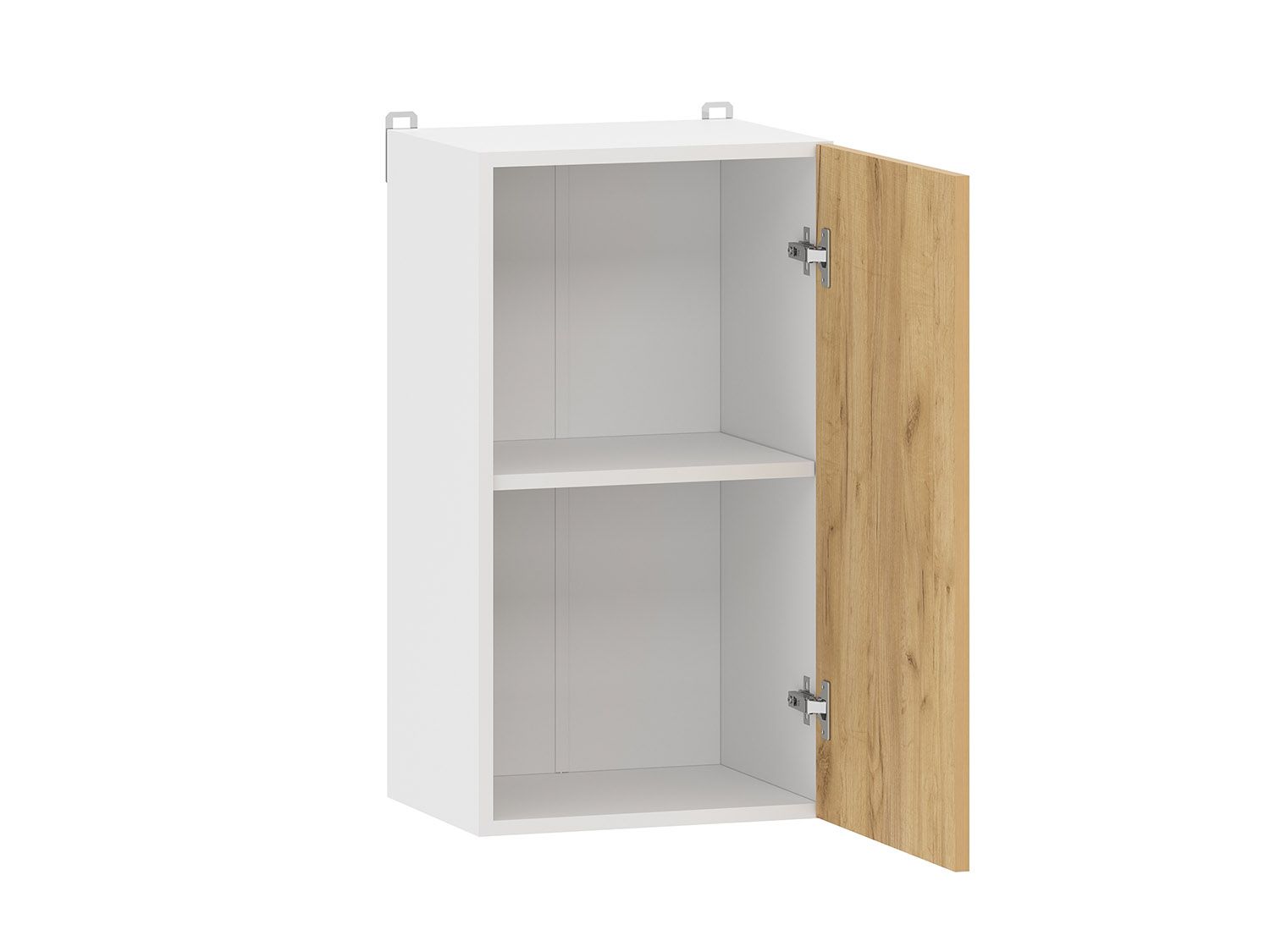 Кухня Борги комплект 1 Белый / Дуб Крафт золотой