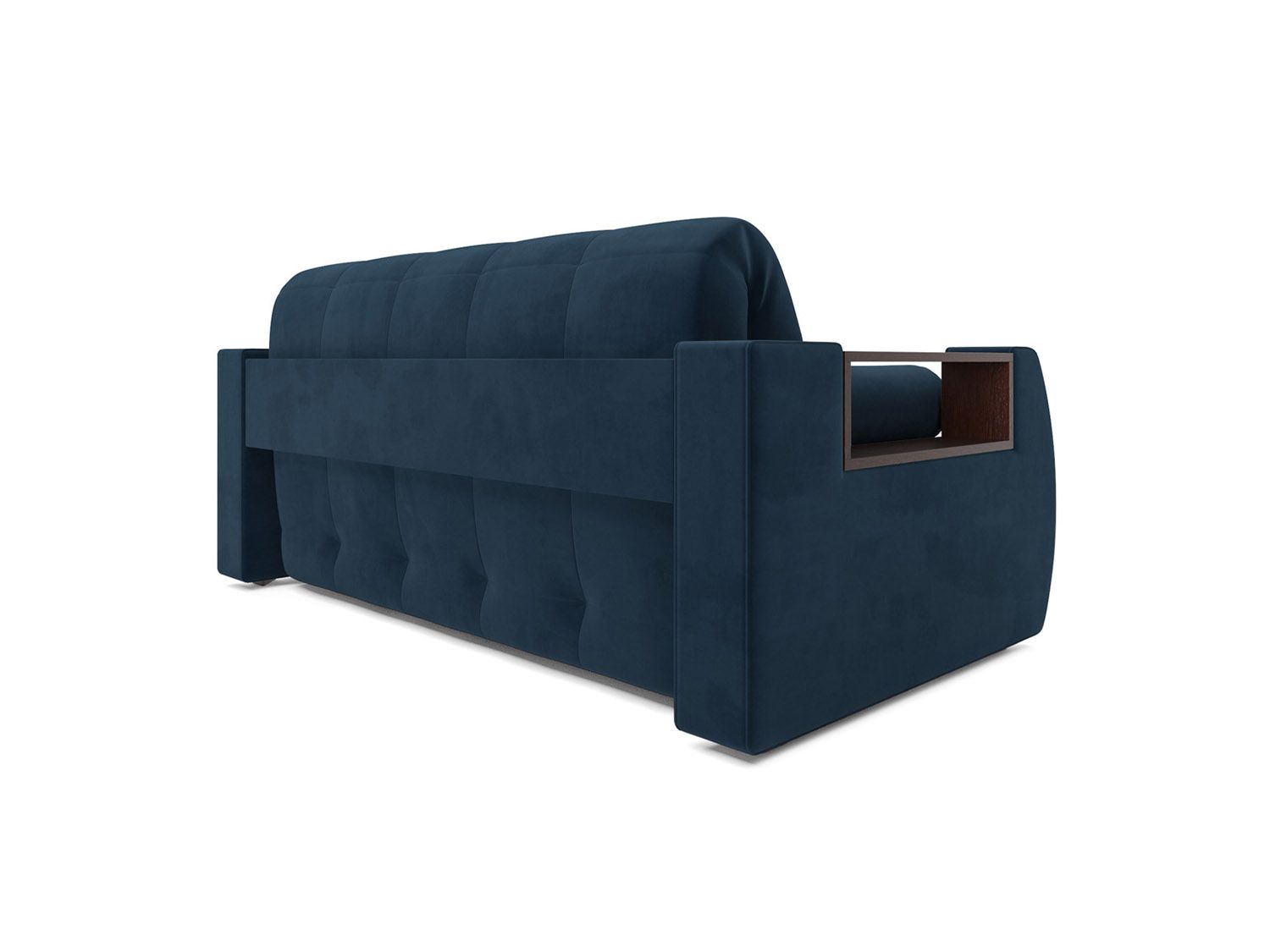 Диван Аккордеон Барон №3 Темно-синий Luna 034