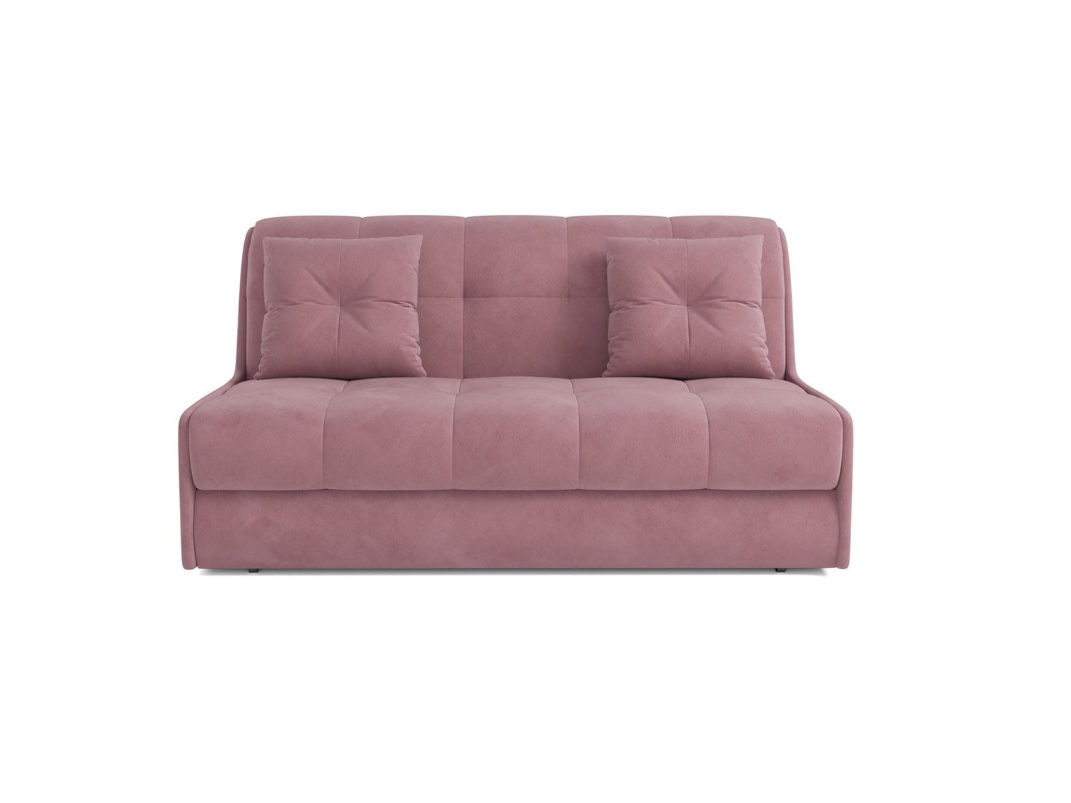 Диван Аккордеон Барон №2 велюр пудра НВ-178 18