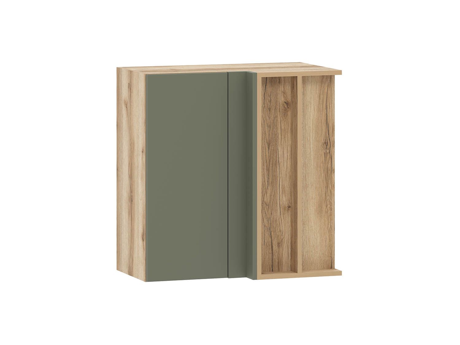 Норвуд 100.84.700 шкаф навесной угловой Дуб Делано / Олива