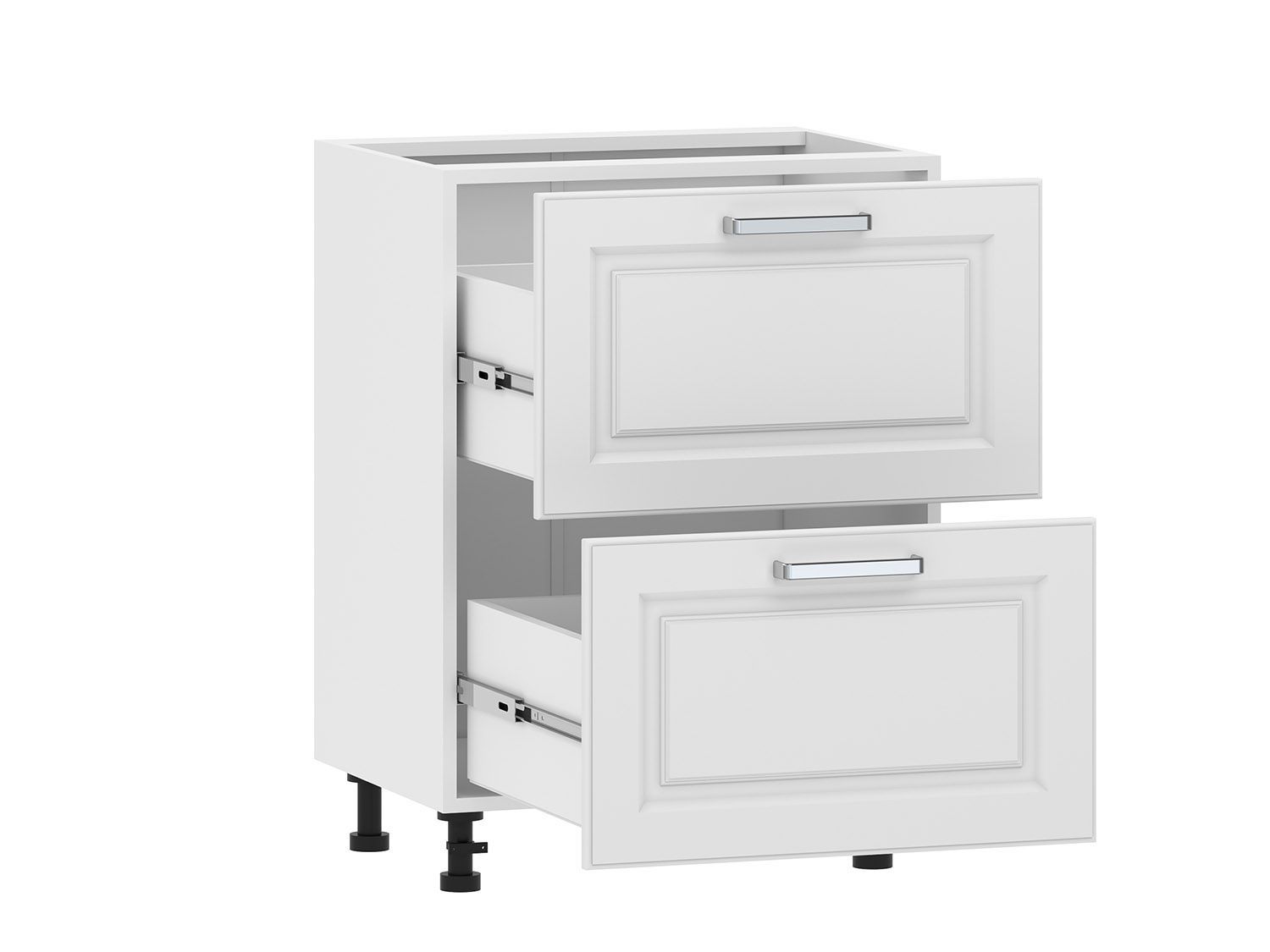 Вокс 100.05 тумба кухонная (600) Белый / Меренга