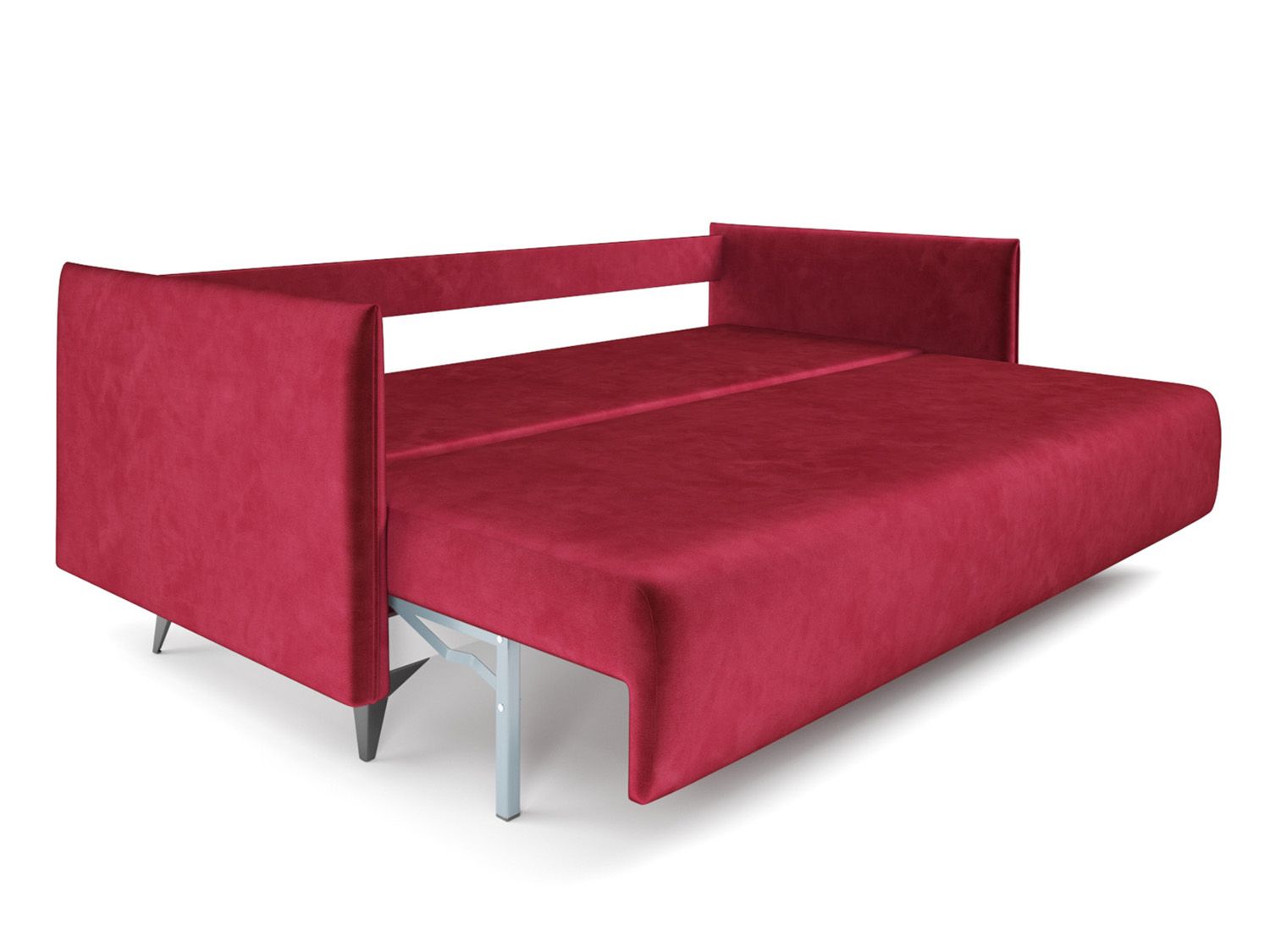 Диван Майами бархат красный/ STAR VELVET 3 DARK RED