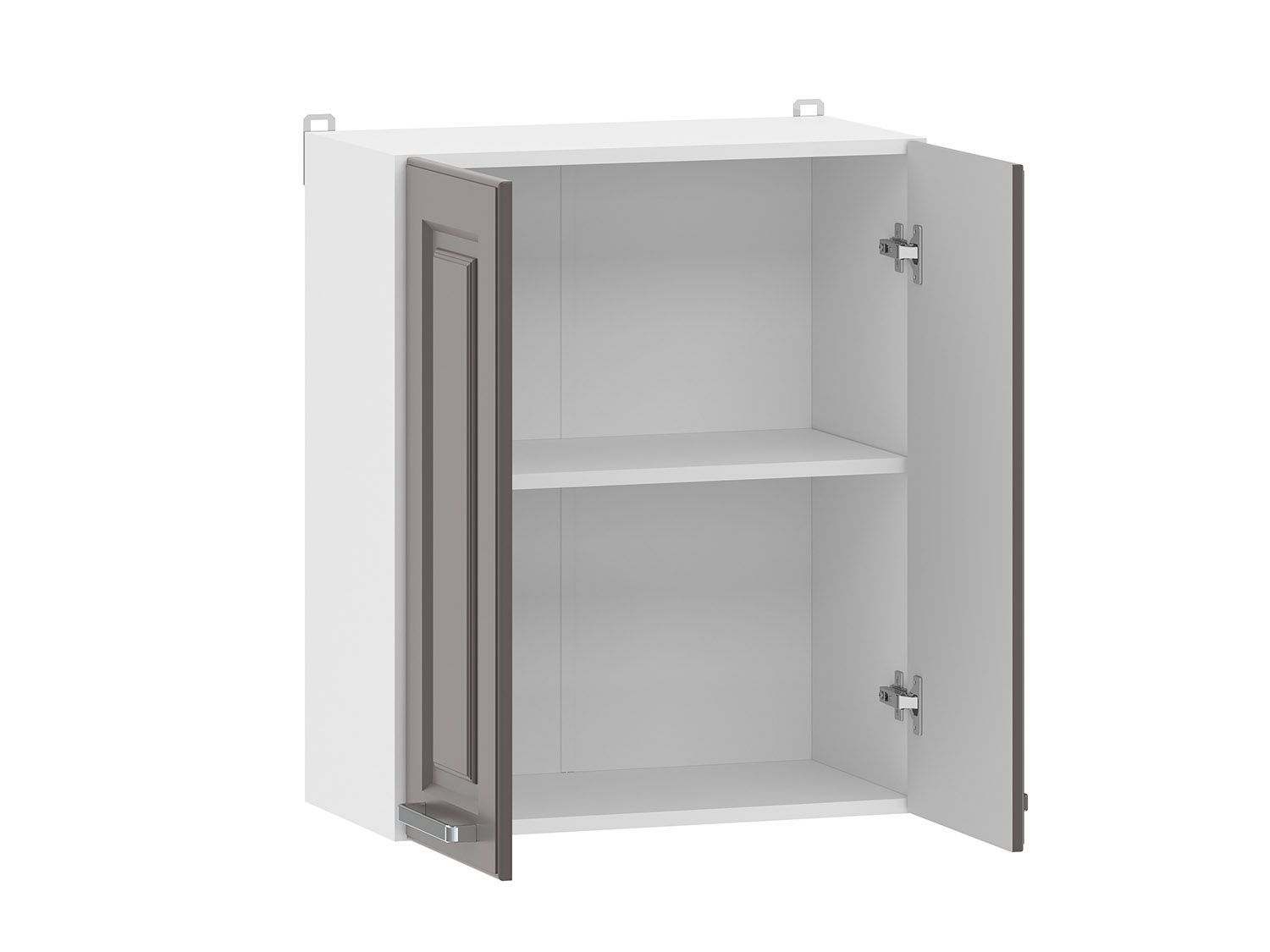 Вокс 100.31 600 шкаф навесной / Белый/Графит