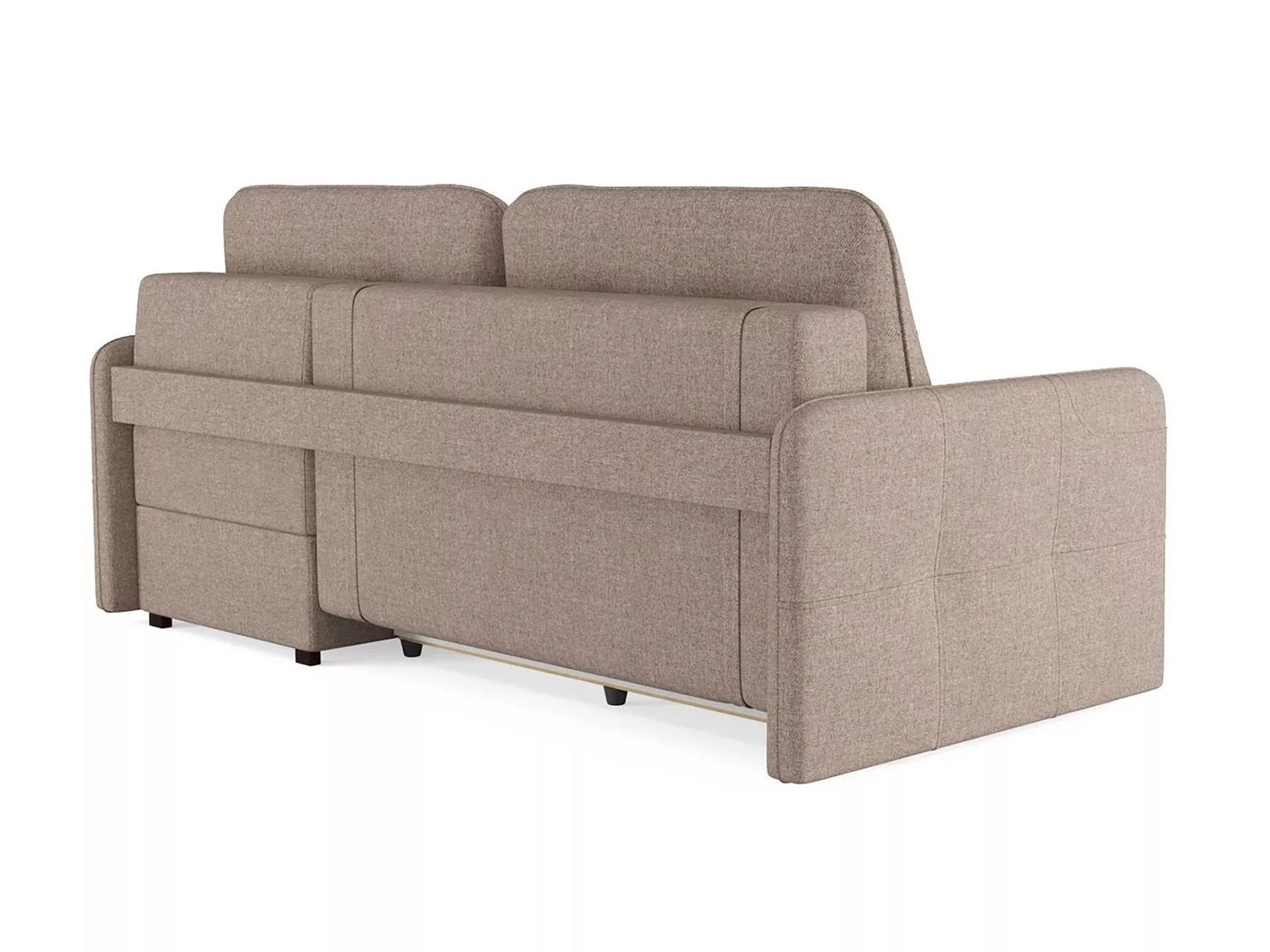 Диван-кровать угловой Смарт 1 2Т-1Пф Рогожка шерлок 932