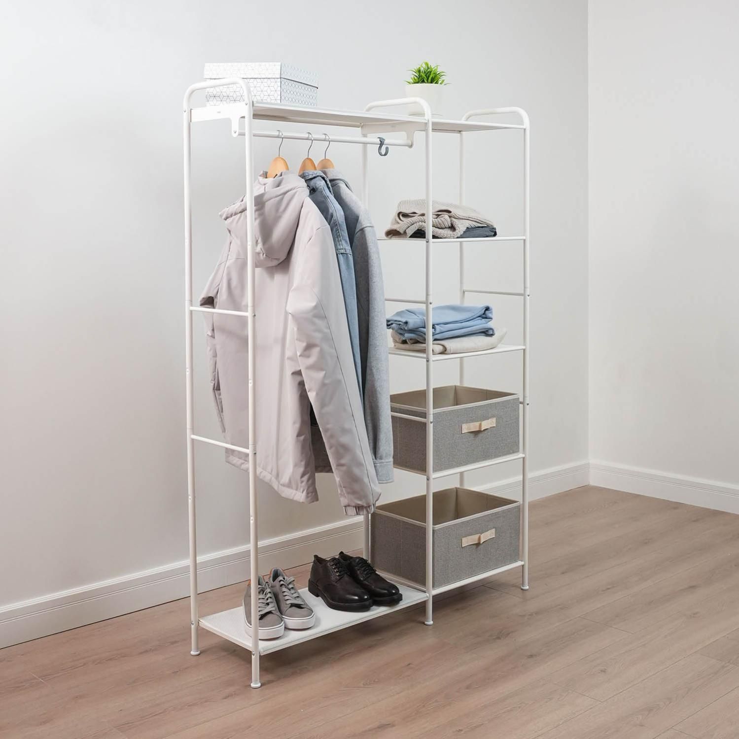 Гардеробная система Валенсия 1 Белый