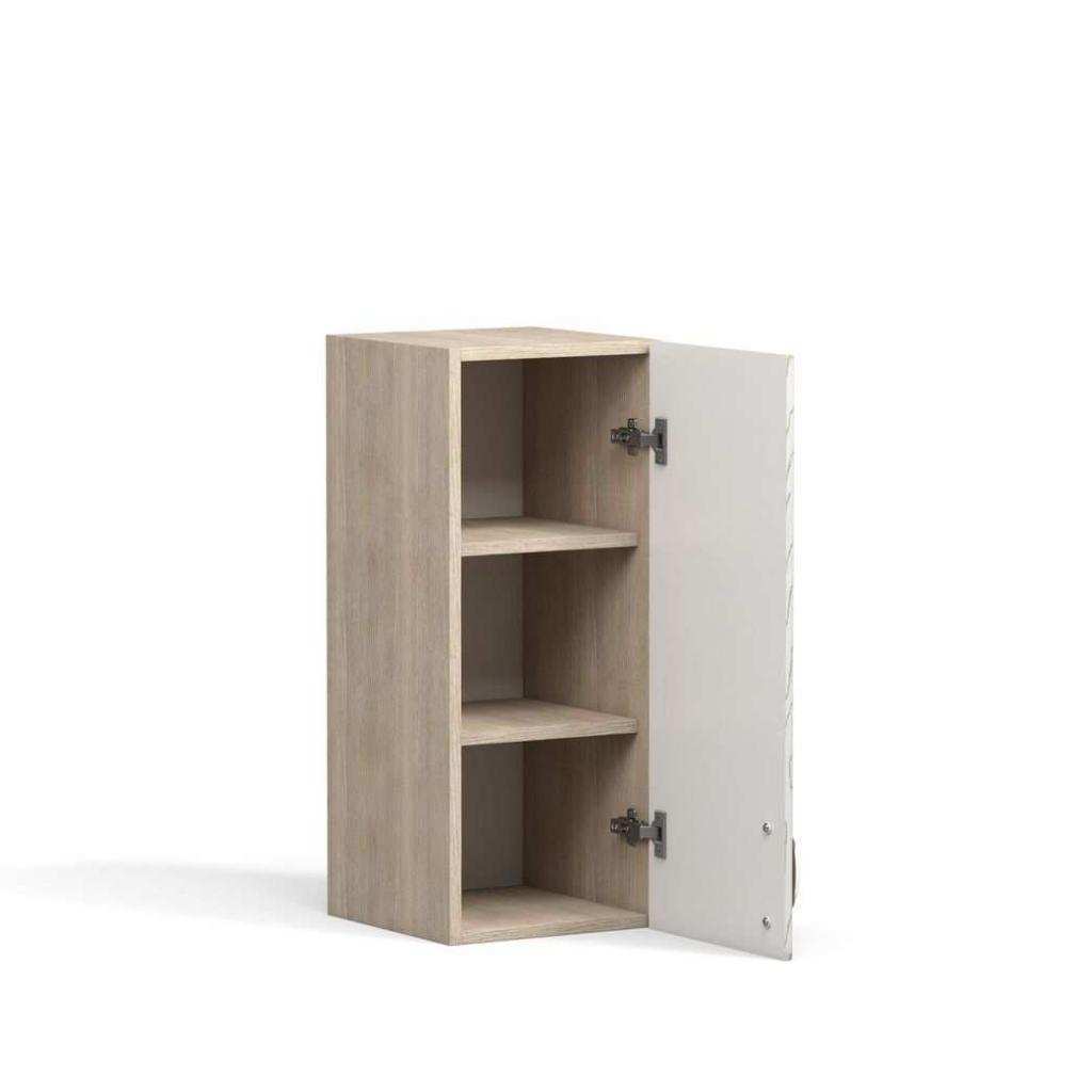 Анжелика шкаф навесной ШКН 300/ясень патина В 720