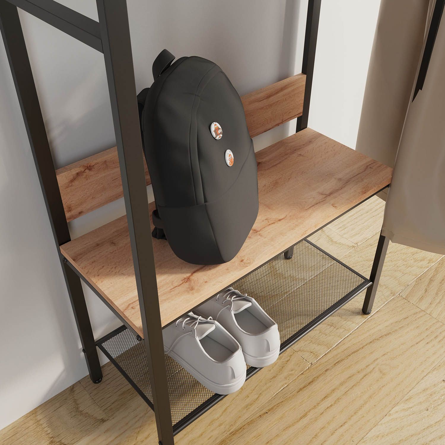 Вешалка гардеробная Торонто 23Л Черный