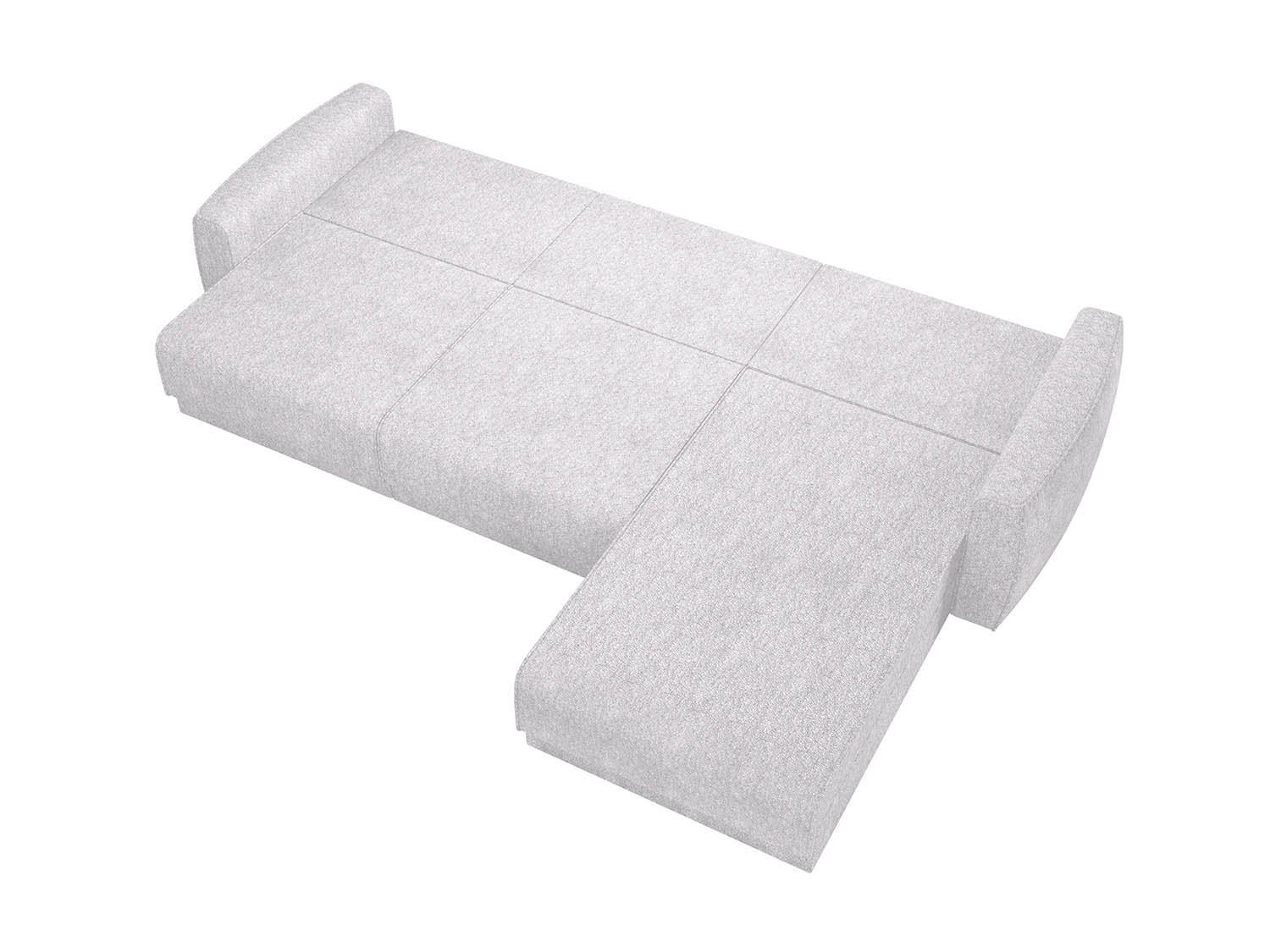 Женева 2SO2P диван-кровать угловой еврокнижка / велюр Bubble 2