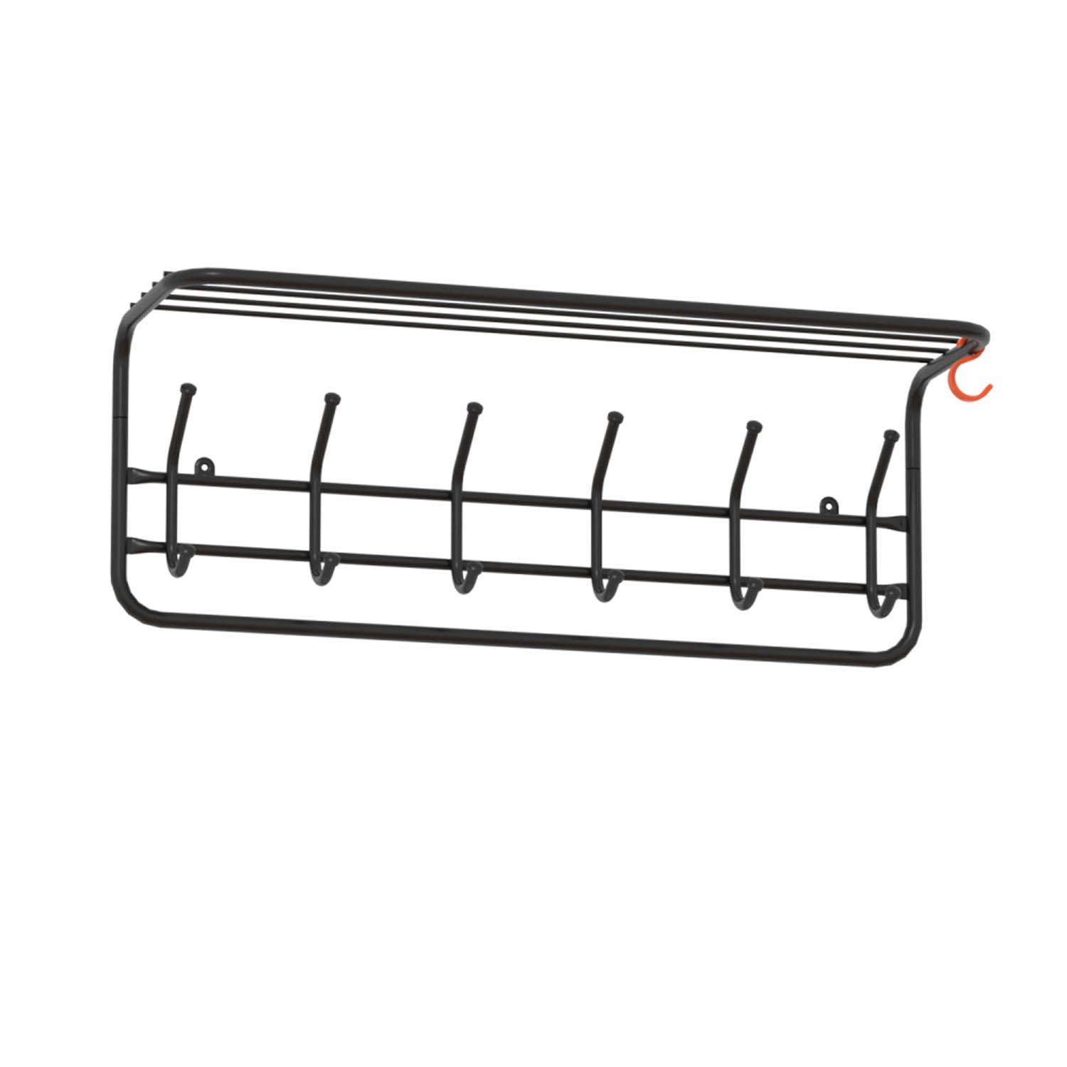 Вешалка с полкой 80 черный