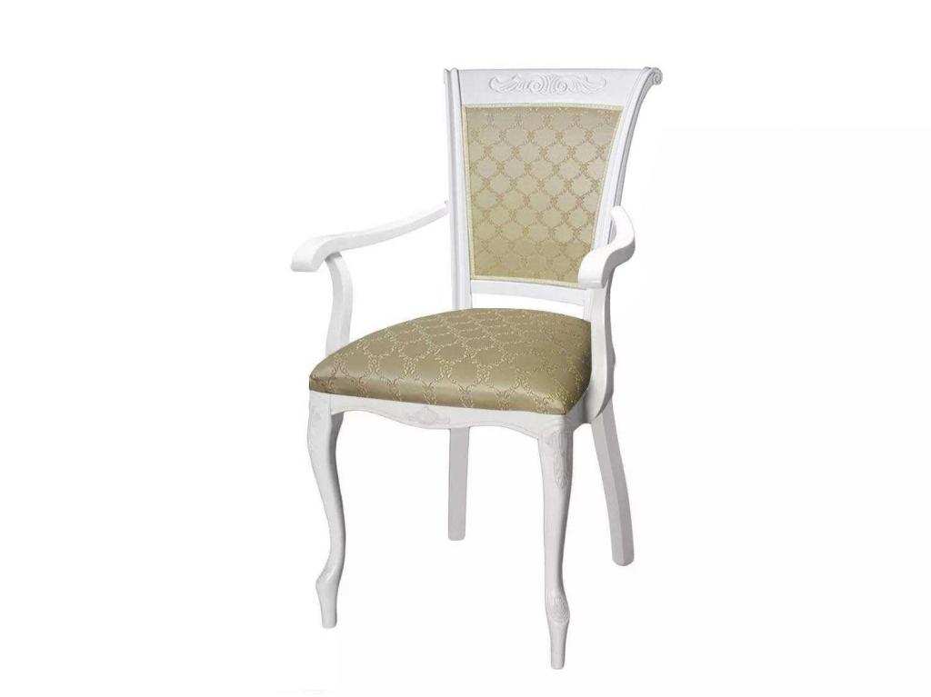 Кресло С-19 белый/вндрис бежевый
