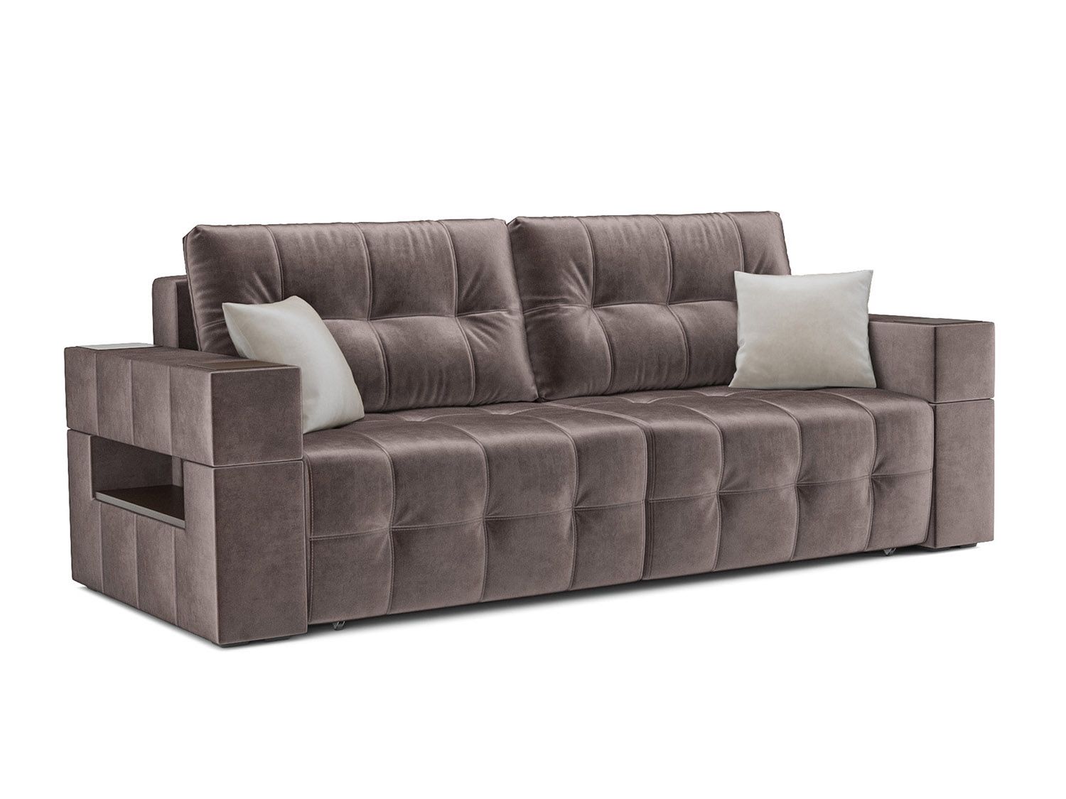 Диван Венеция бархат шоколадный STAR VELVET 60 COFEE