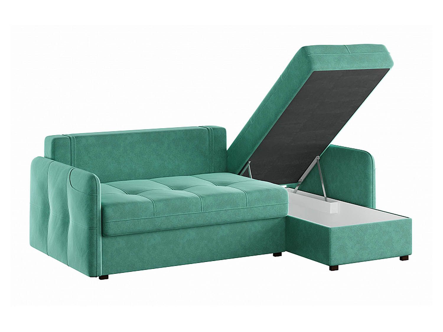 Диван-кровать угловой SMART 1 2Т-1Пф Кашемир 672