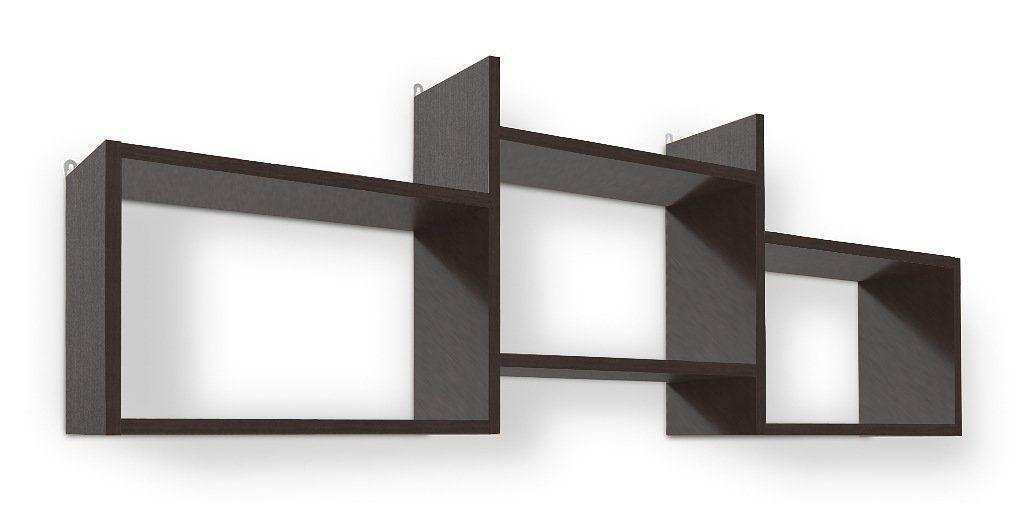 Полка навесная Кубик-6 Венге