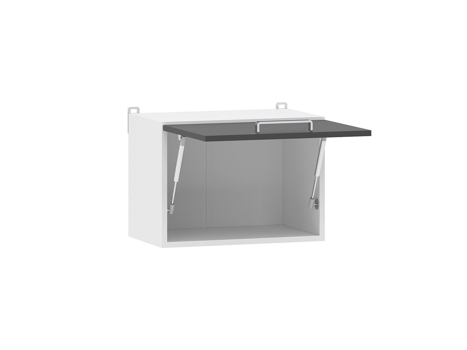 Кухня Борги комплект 3 Белый / Антрацит