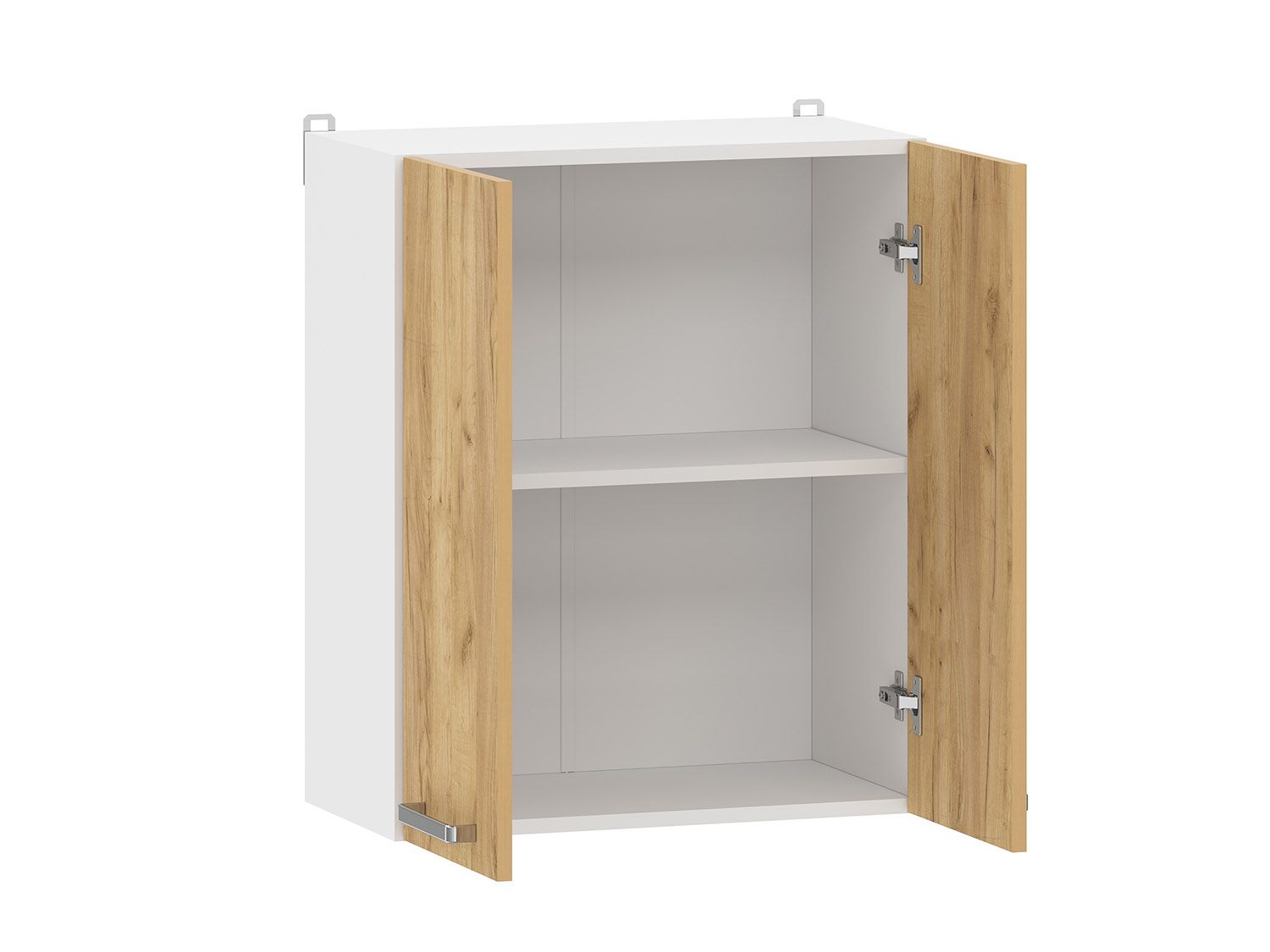 Кухня Борги комплект 1 Белый / Дуб Крафт золотой