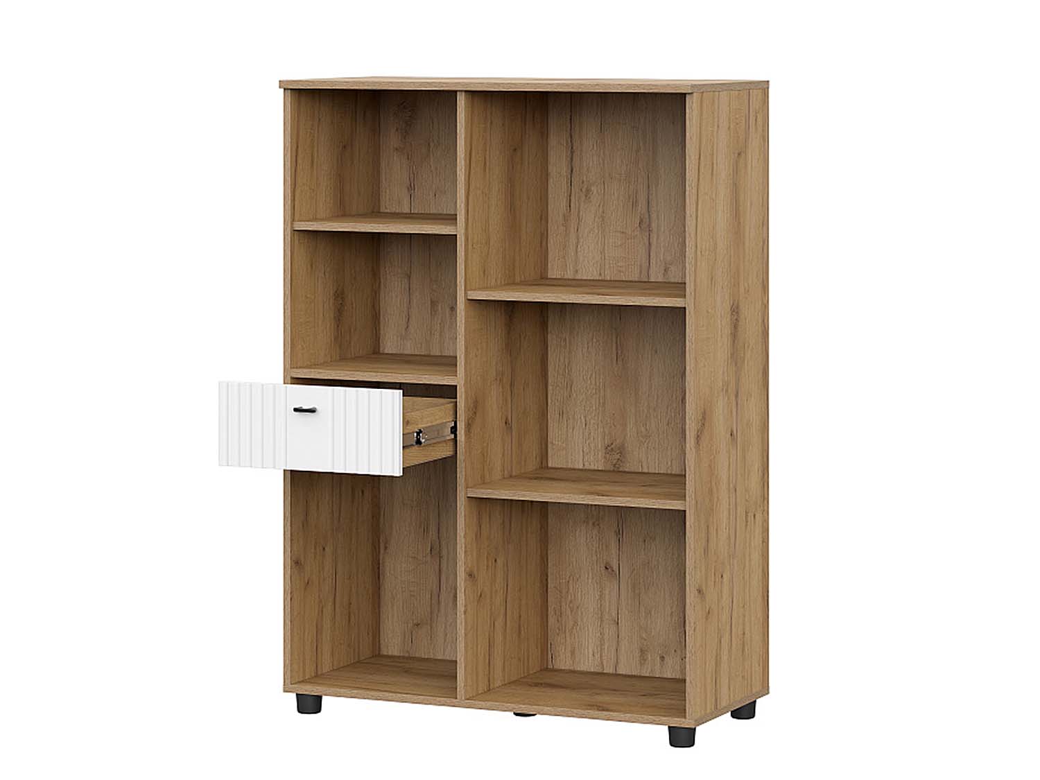 Милан тумба многофункциональная - Дуб Крафт золотой/Белый