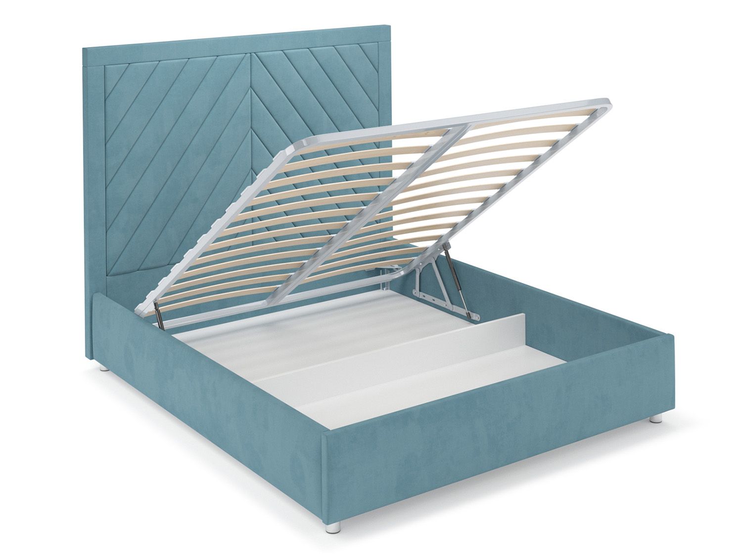 Кровать Мишель Голубой - Luna 089 140