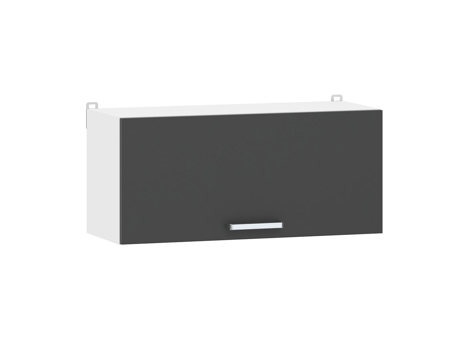 Борги 100.38 800 шкаф навесной / Белый/Антрацит