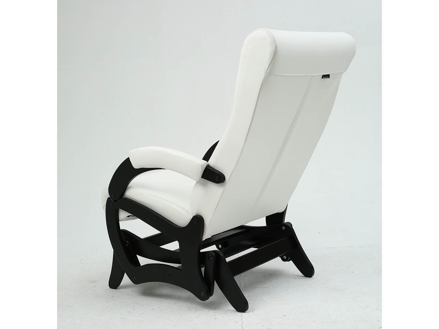 Кресло-маятник Амелия Черный / Крем