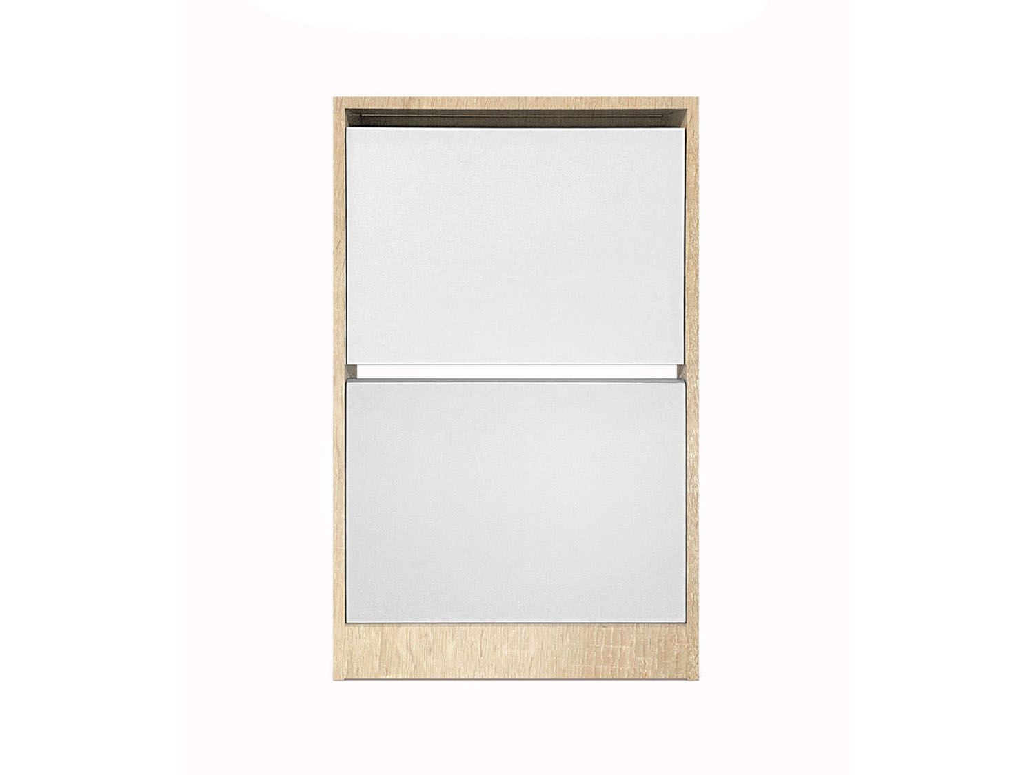 Обувница Лаком-2 Дуб Сонома / Белый