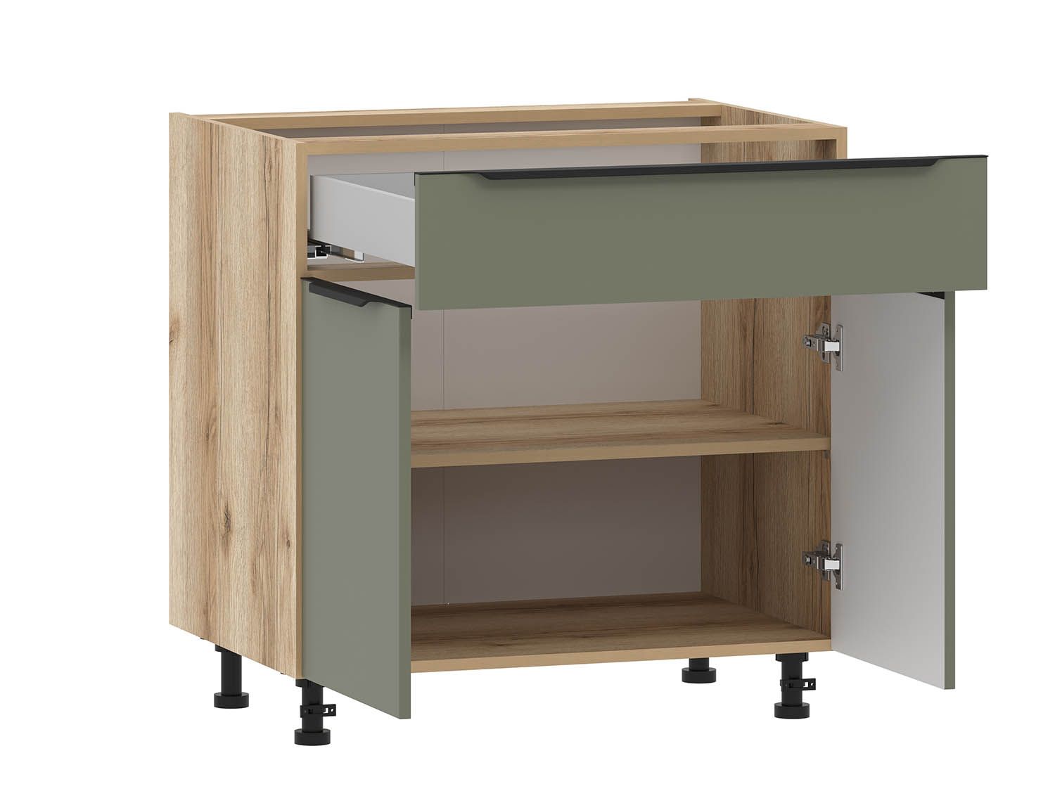 Норвуд 100.59.800 тумба кухонная Дуб Делано / Олива