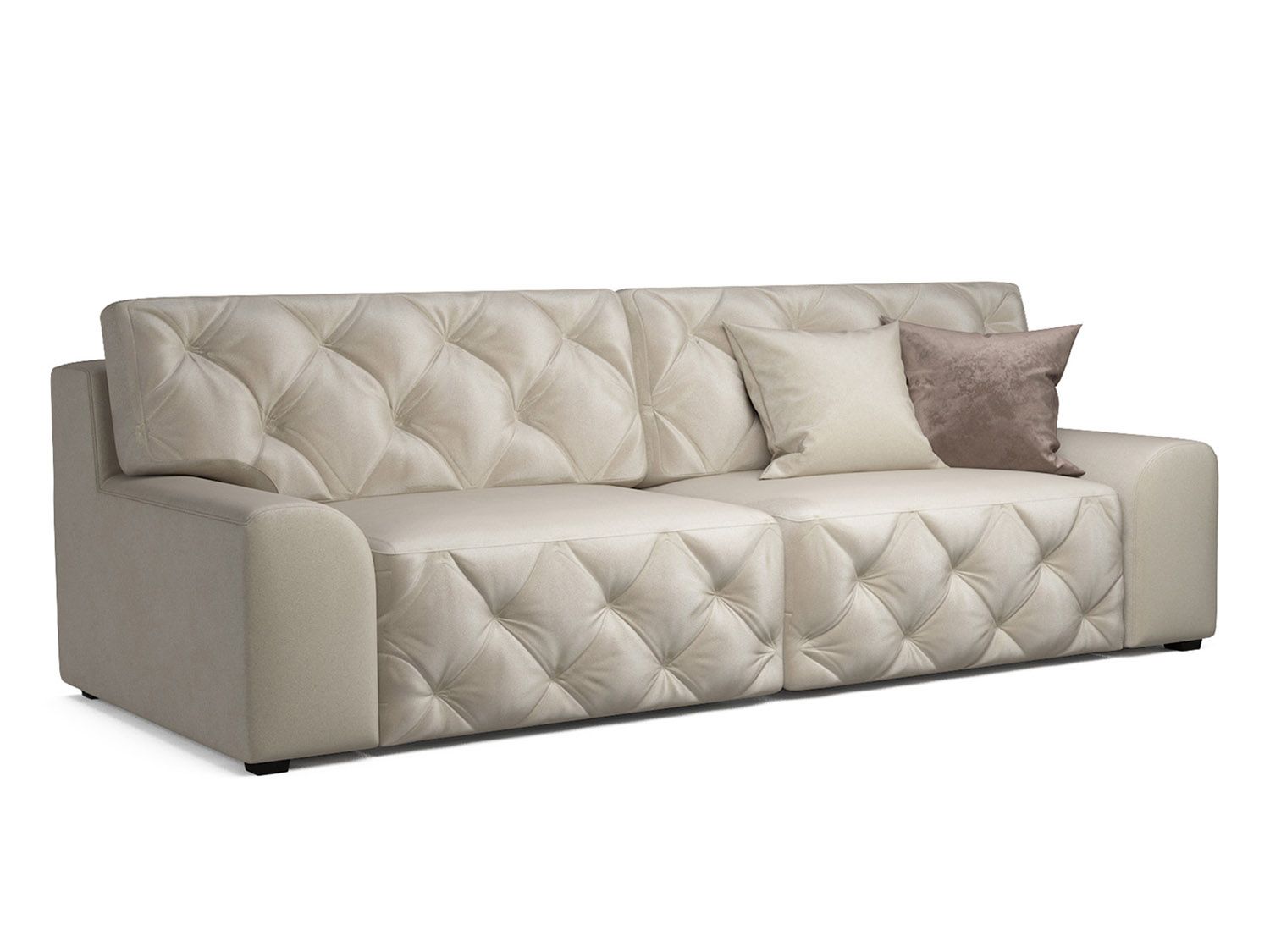Диван Милан бархат бежевый/ STAR VELVET 6 LIGHT BEIGE