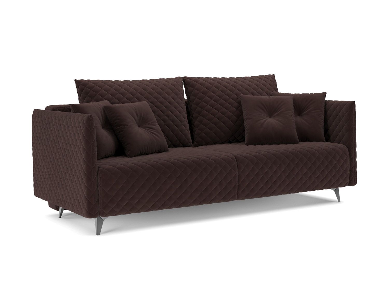 Диван Вашингтон Велюр шоколад HB-178 16